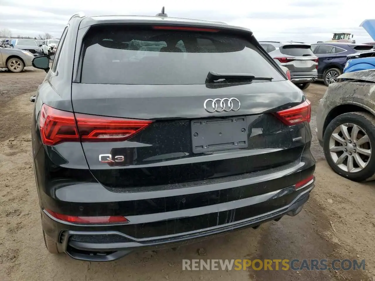 6 fotografías del automóvil dañado WA1EECF39N1082395 AUDI Q3 2022