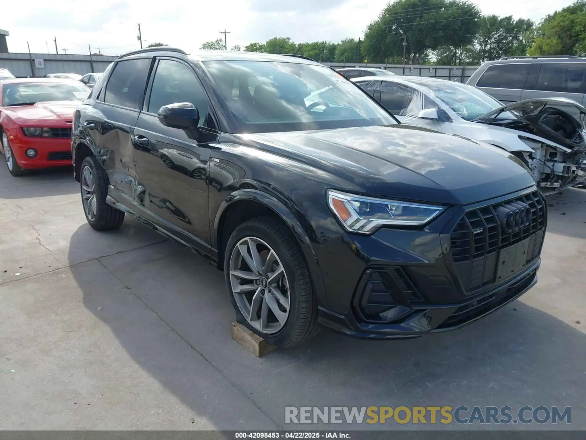 1 fotografías del automóvil dañado WA1EECF3XN1009942 AUDI Q3 2022