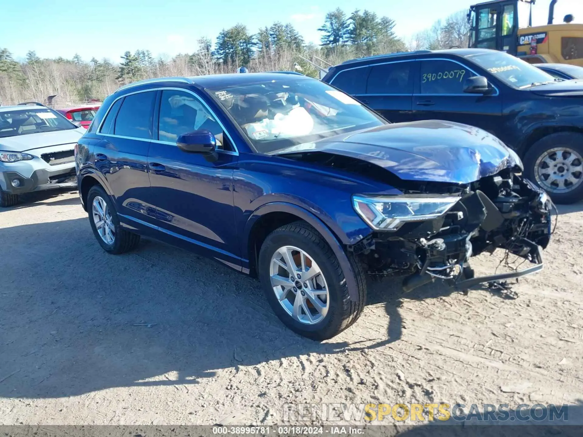 1 fotografías del automóvil dañado WA1BUCF39P1128543 AUDI Q3 2023
