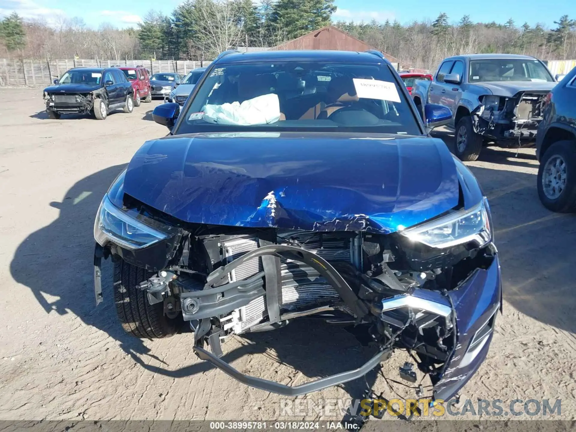 13 fotografías del automóvil dañado WA1BUCF39P1128543 AUDI Q3 2023
