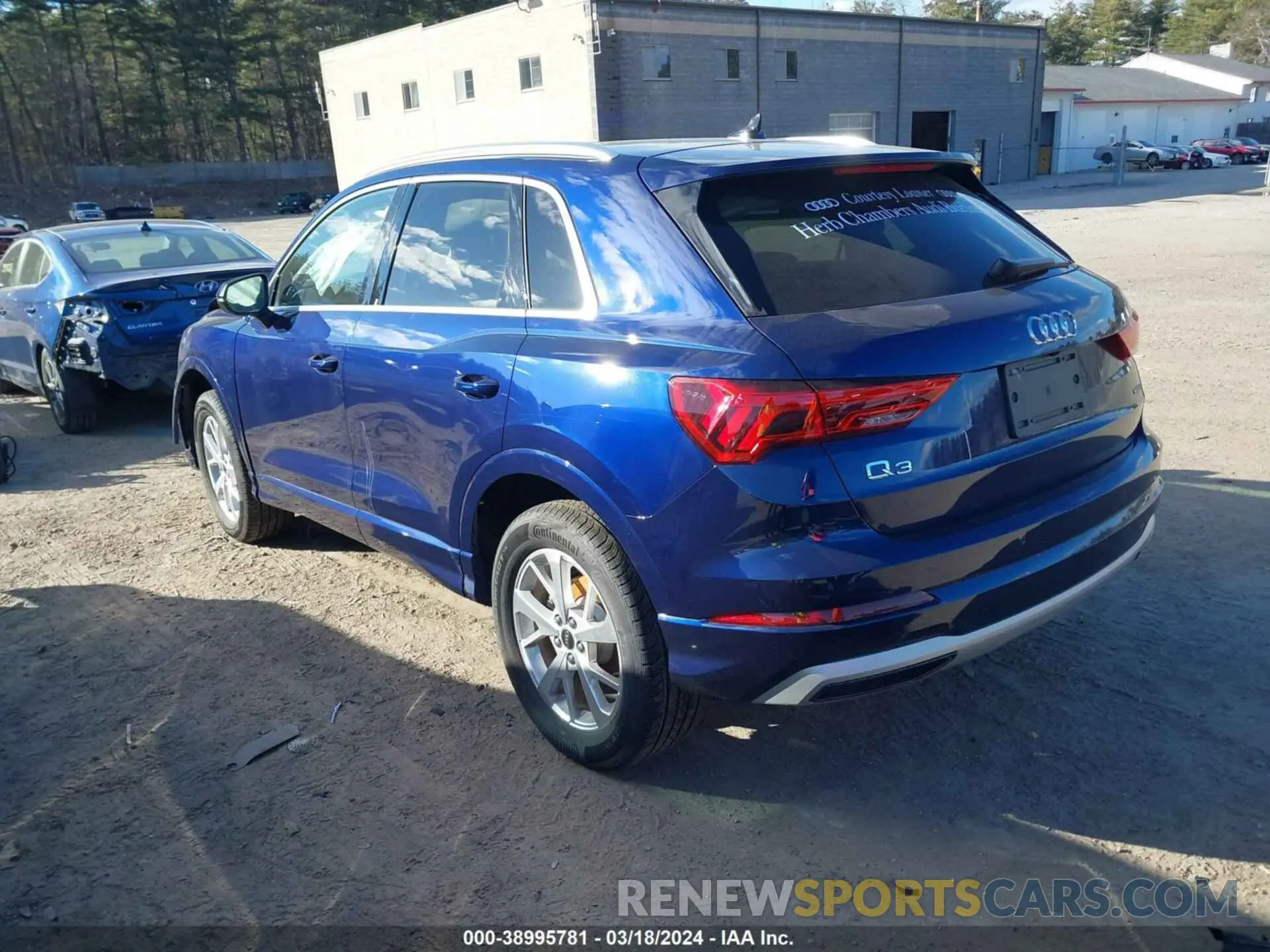 3 fotografías del automóvil dañado WA1BUCF39P1128543 AUDI Q3 2023