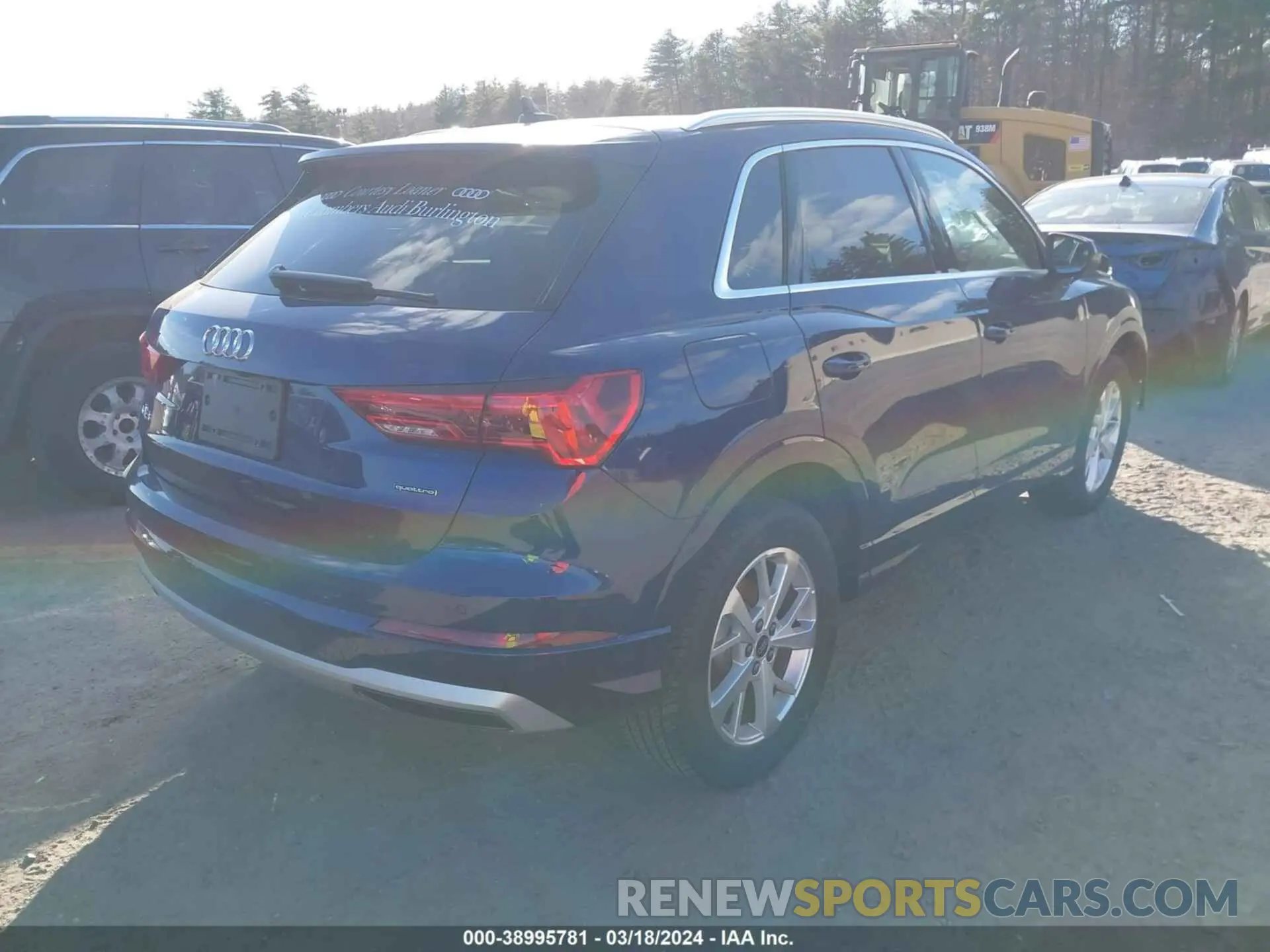 4 fotografías del automóvil dañado WA1BUCF39P1128543 AUDI Q3 2023