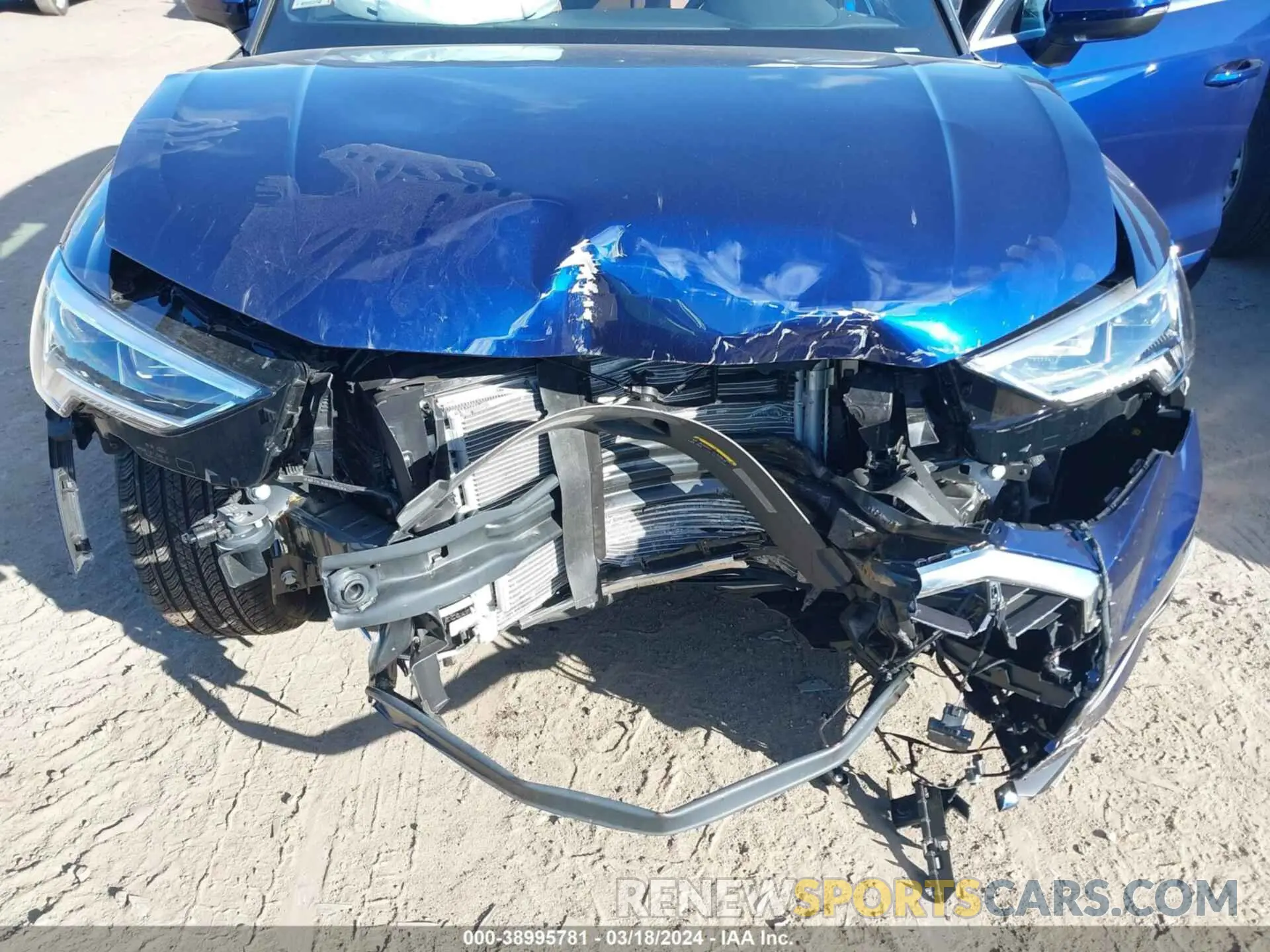 6 fotografías del automóvil dañado WA1BUCF39P1128543 AUDI Q3 2023