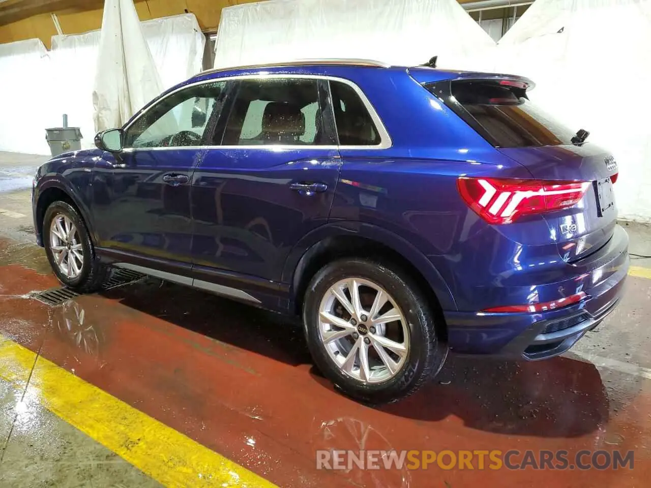 2 fotografías del automóvil dañado WA1DECF33P1129046 AUDI Q3 2023