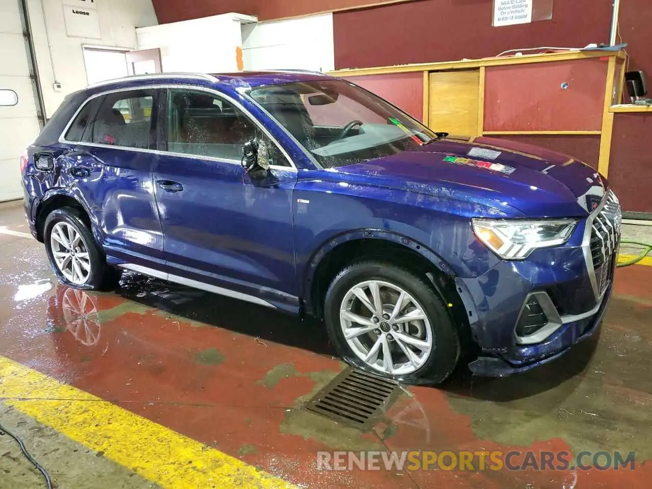 4 fotografías del automóvil dañado WA1DECF33P1129046 AUDI Q3 2023