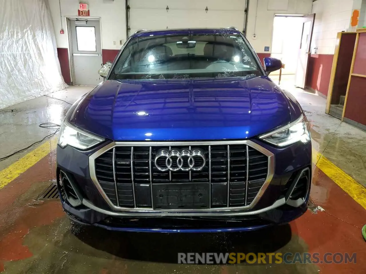 5 fotografías del automóvil dañado WA1DECF33P1129046 AUDI Q3 2023