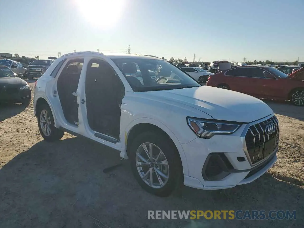 4 fotografías del automóvil dañado WA1DECF34P1048198 AUDI Q3 2023