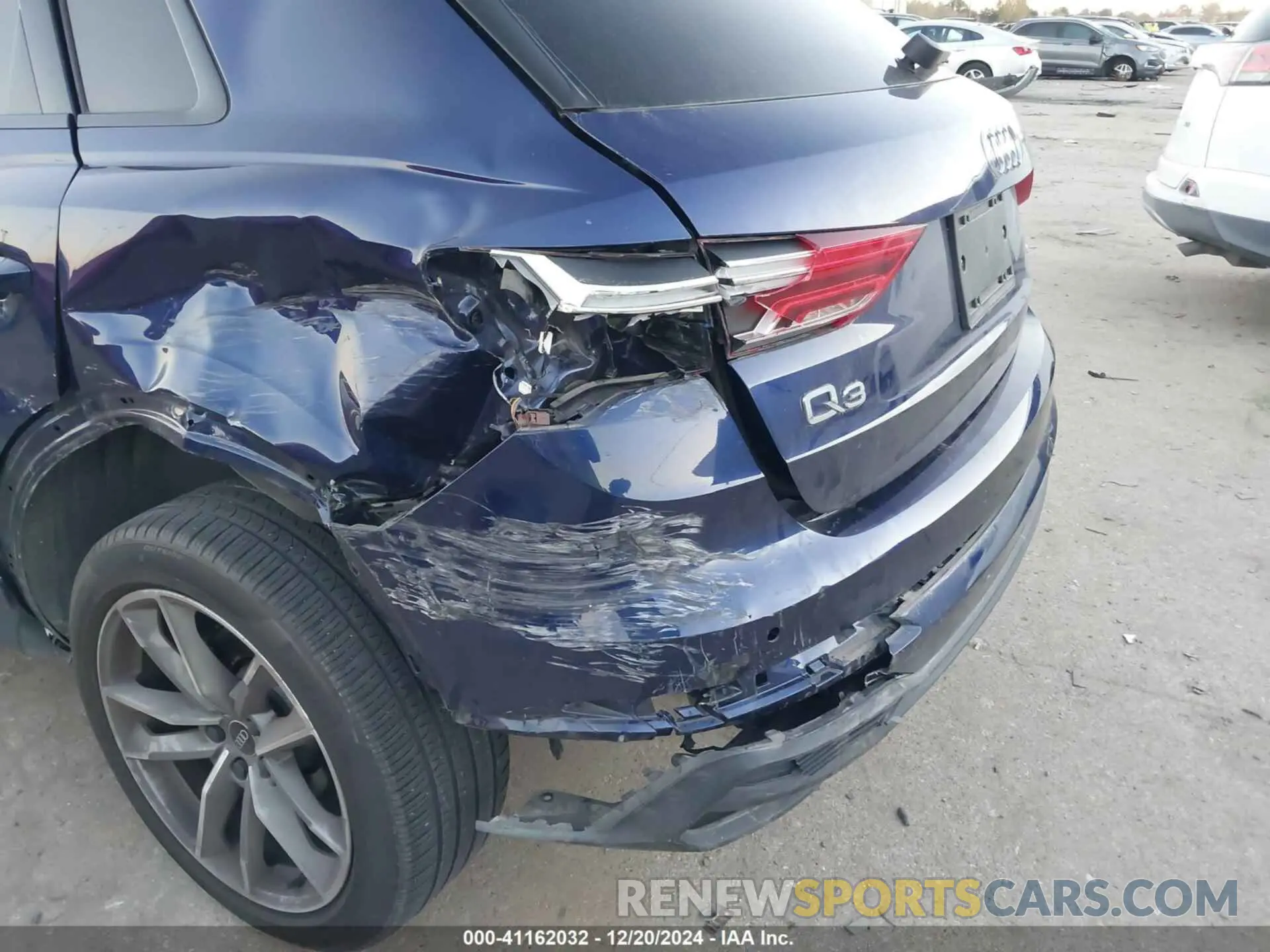 6 fotografías del automóvil dañado WA1DECF35P1074695 AUDI Q3 2023