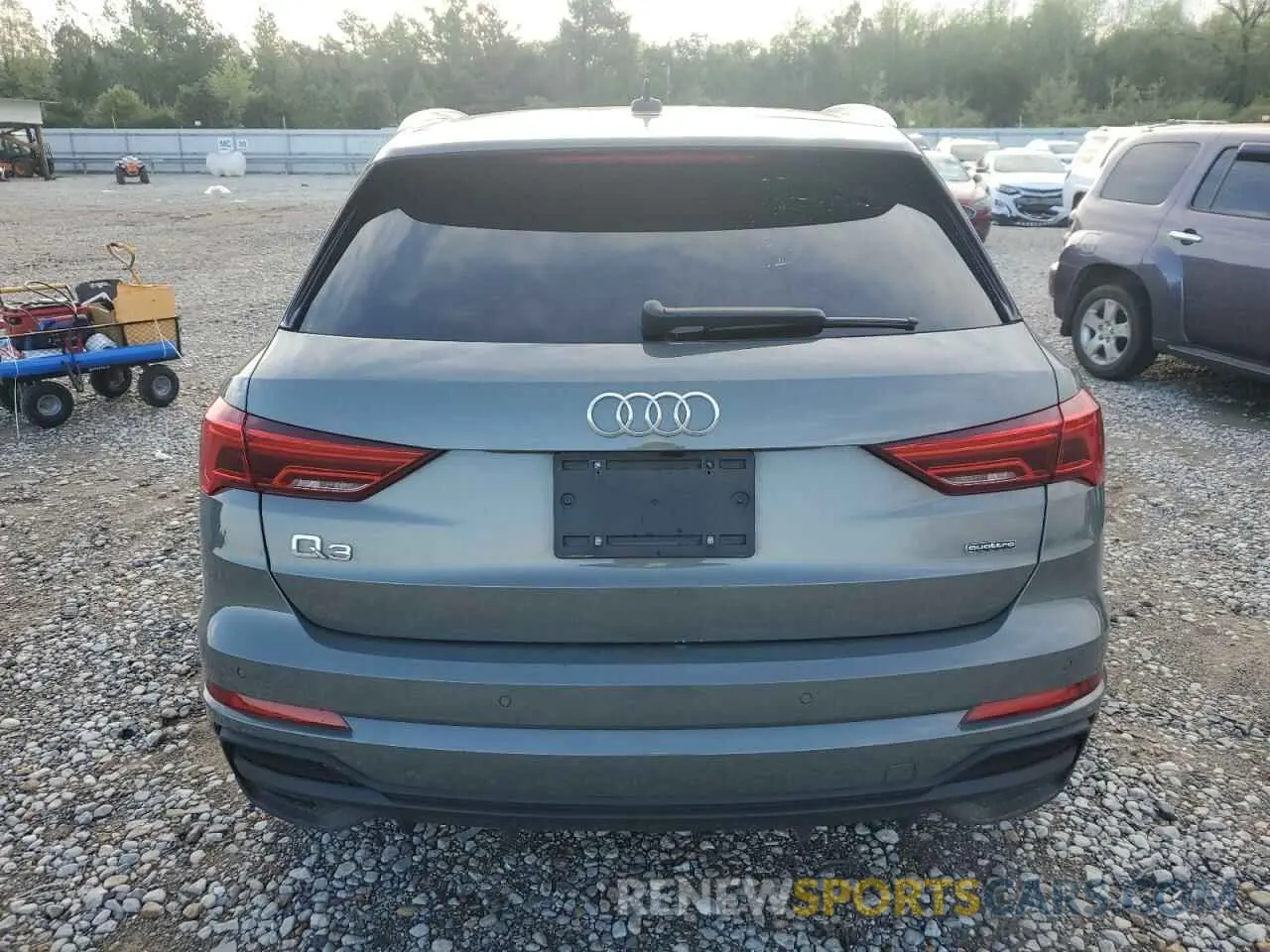 6 fotografías del automóvil dañado WA1DECF35P1094199 AUDI Q3 2023