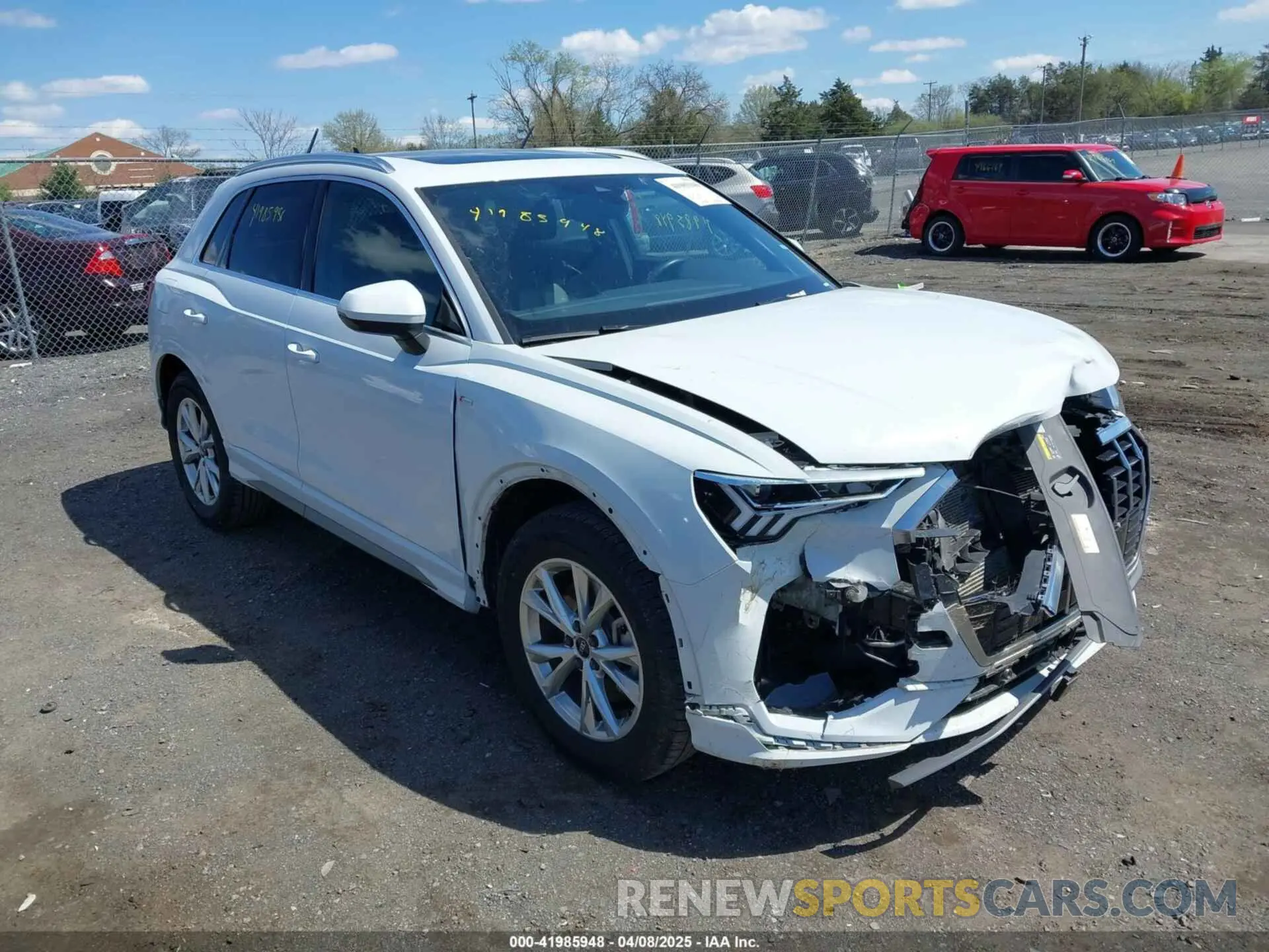 1 fotografías del automóvil dañado WA1DECF35P1132966 AUDI Q3 2023