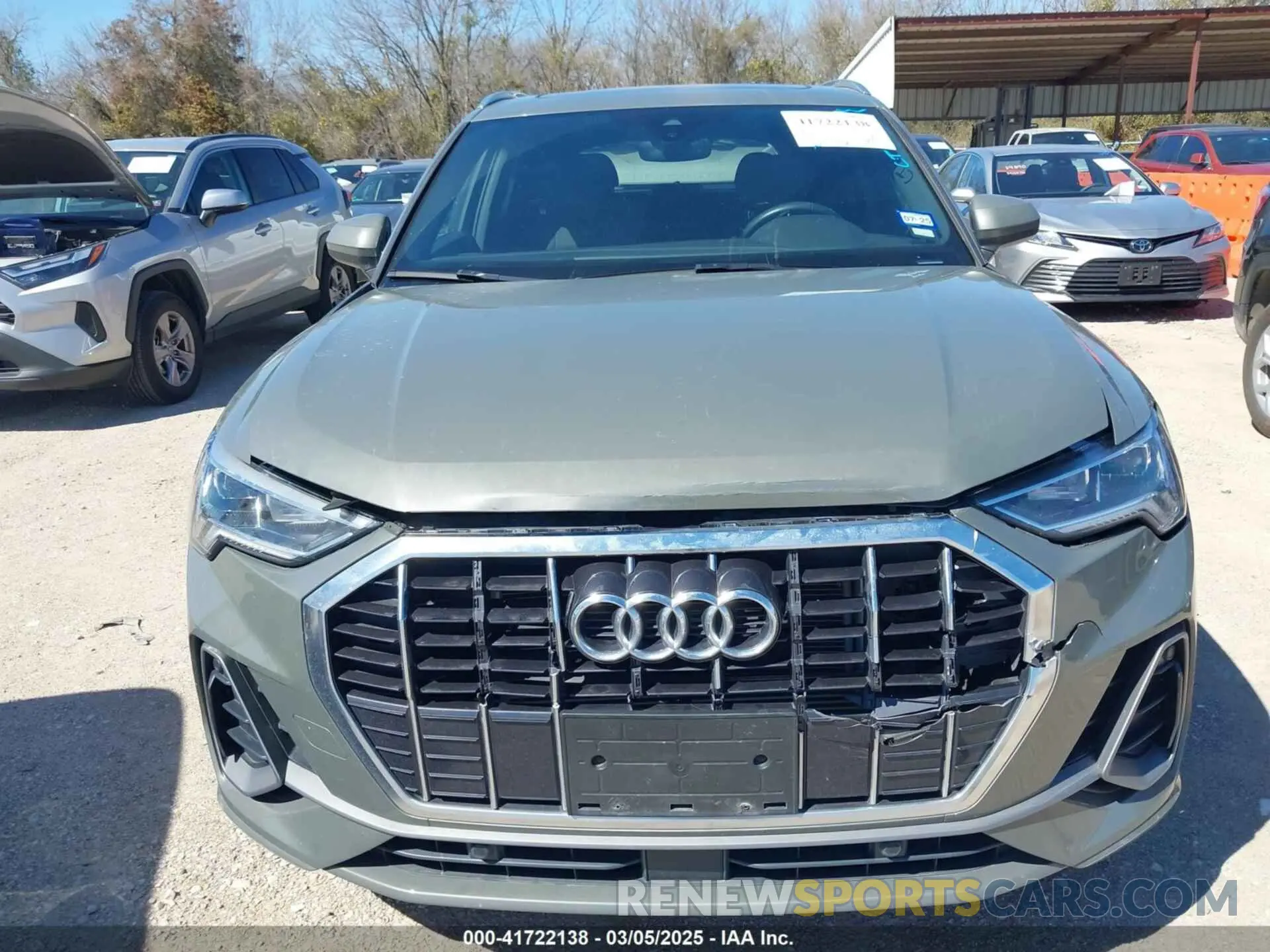 12 fotografías del automóvil dañado WA1DECF36P1129512 AUDI Q3 2023