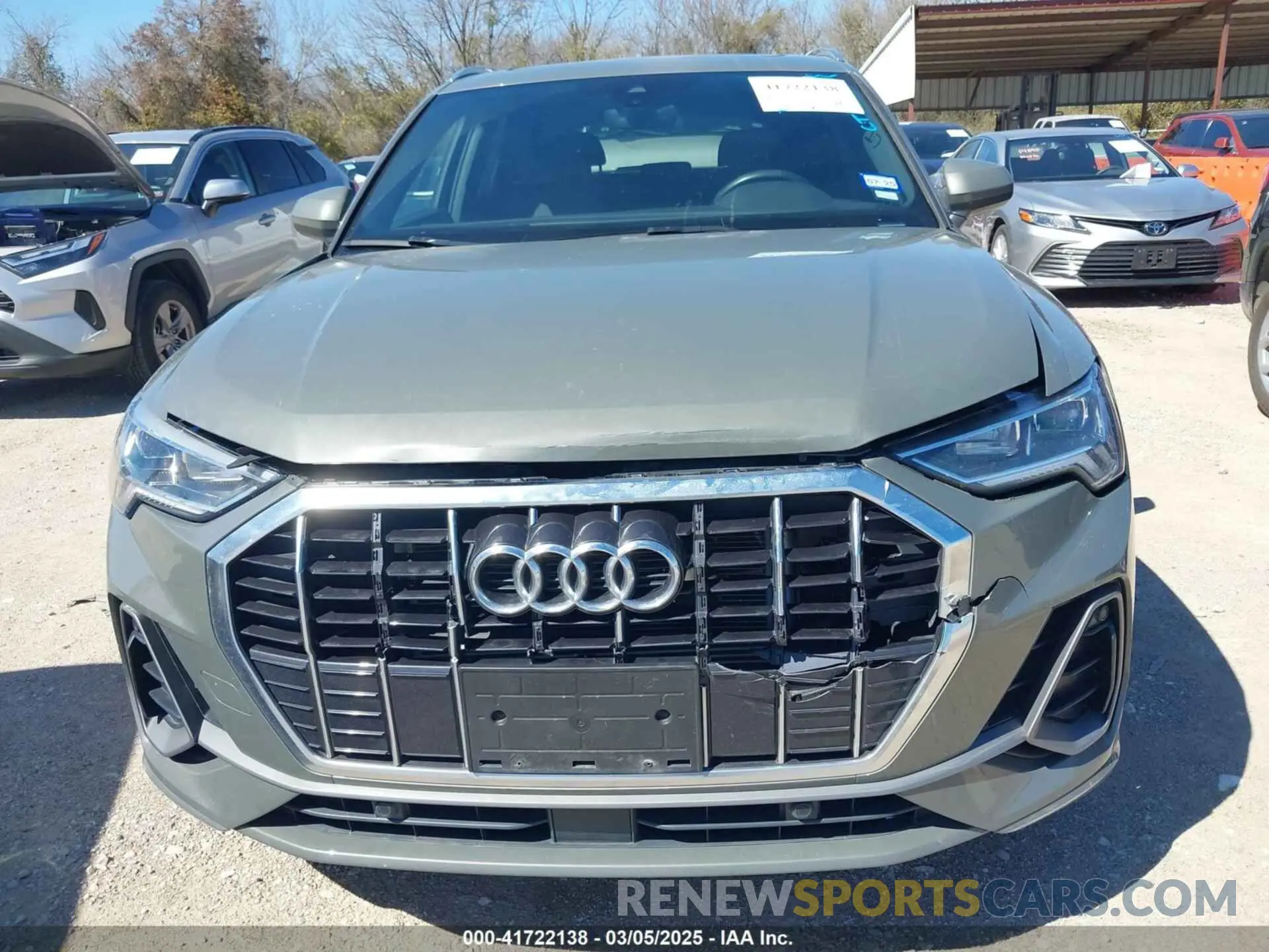 6 fotografías del automóvil dañado WA1DECF36P1129512 AUDI Q3 2023