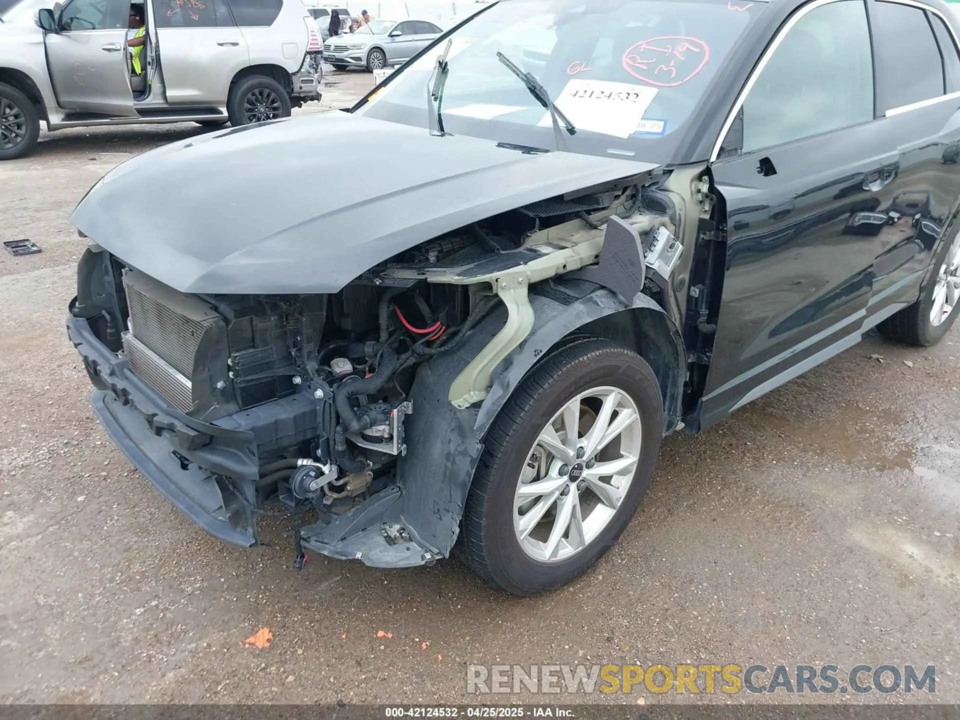 6 fotografías del automóvil dañado WA1DECF37P1037177 AUDI Q3 2023