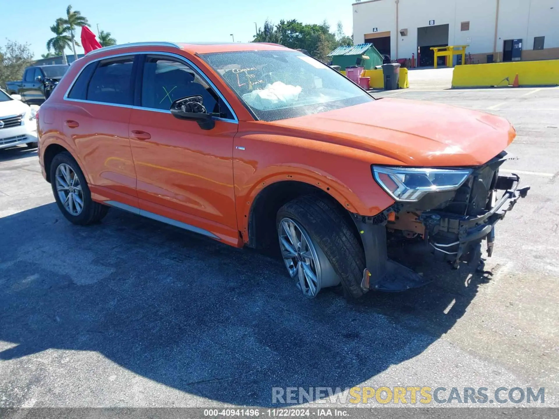 1 fotografías del automóvil dañado WA1DECF39P1071329 AUDI Q3 2023