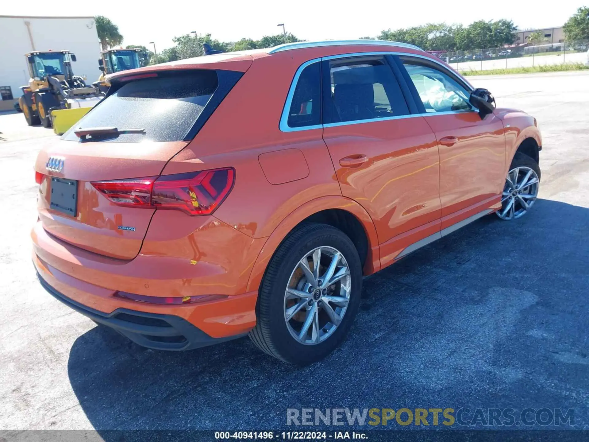 4 fotografías del automóvil dañado WA1DECF39P1071329 AUDI Q3 2023