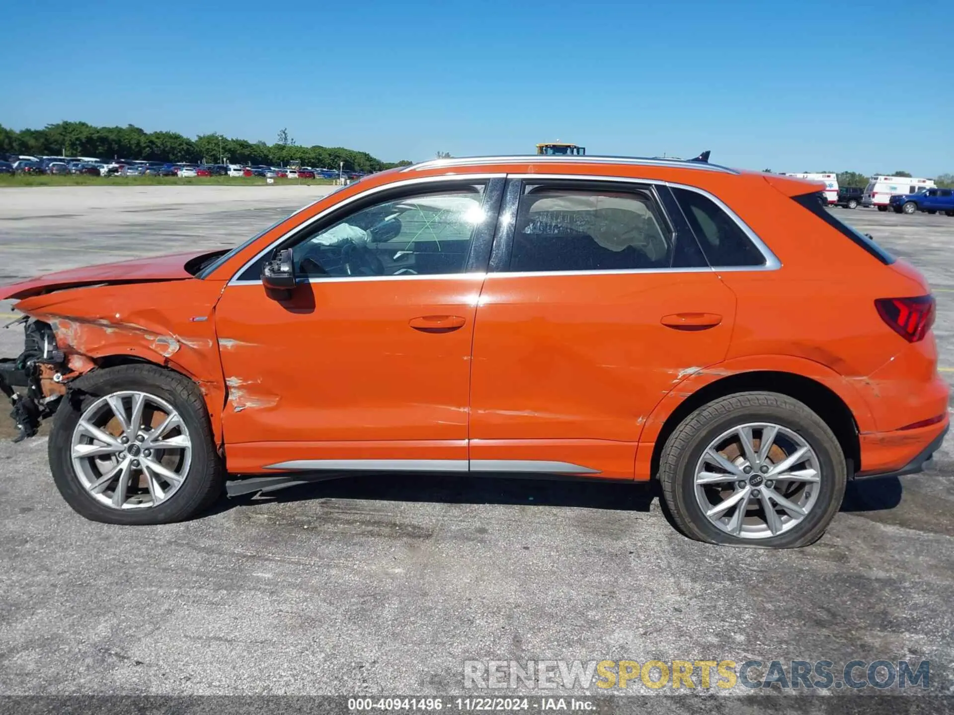 6 fotografías del automóvil dañado WA1DECF39P1071329 AUDI Q3 2023