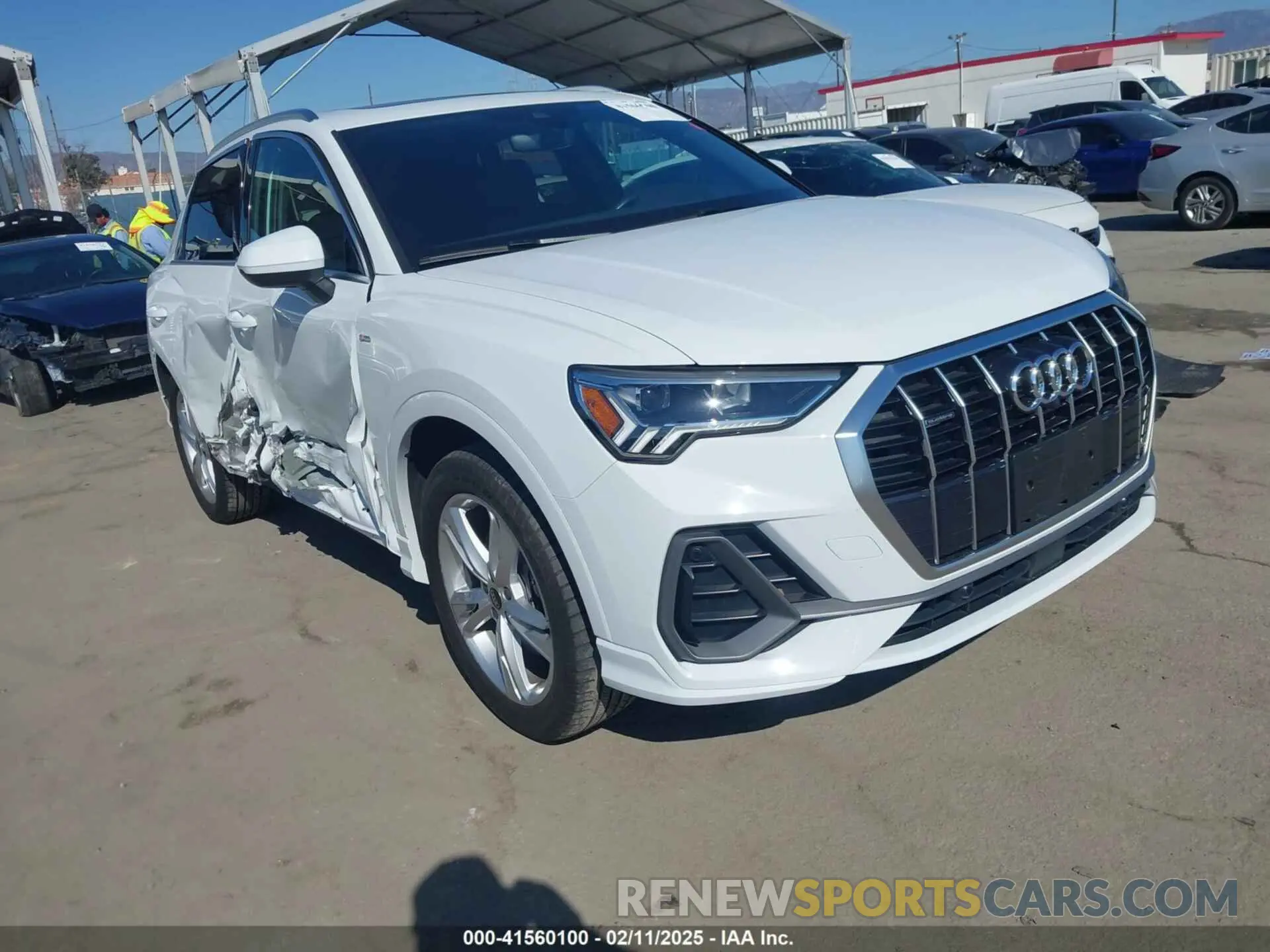 1 fotografías del automóvil dañado WA1EECF31P1116199 AUDI Q3 2023