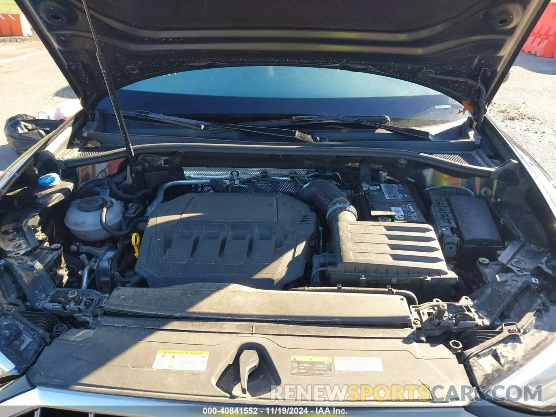 10 fotografías del automóvil dañado WA1EECF31P1116302 AUDI Q3 2023