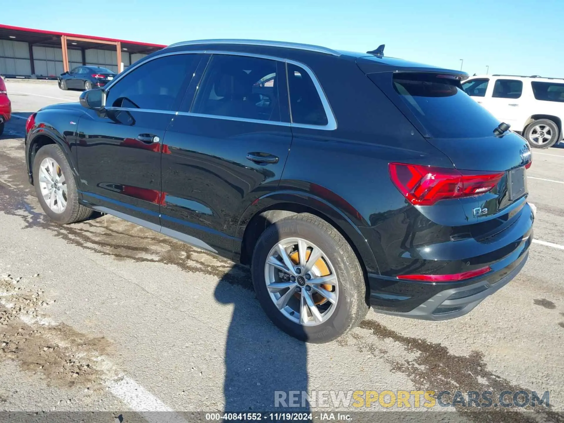 3 fotografías del automóvil dañado WA1EECF31P1116302 AUDI Q3 2023