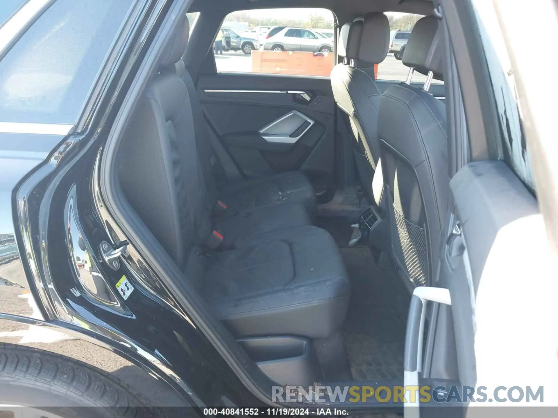 8 fotografías del automóvil dañado WA1EECF31P1116302 AUDI Q3 2023