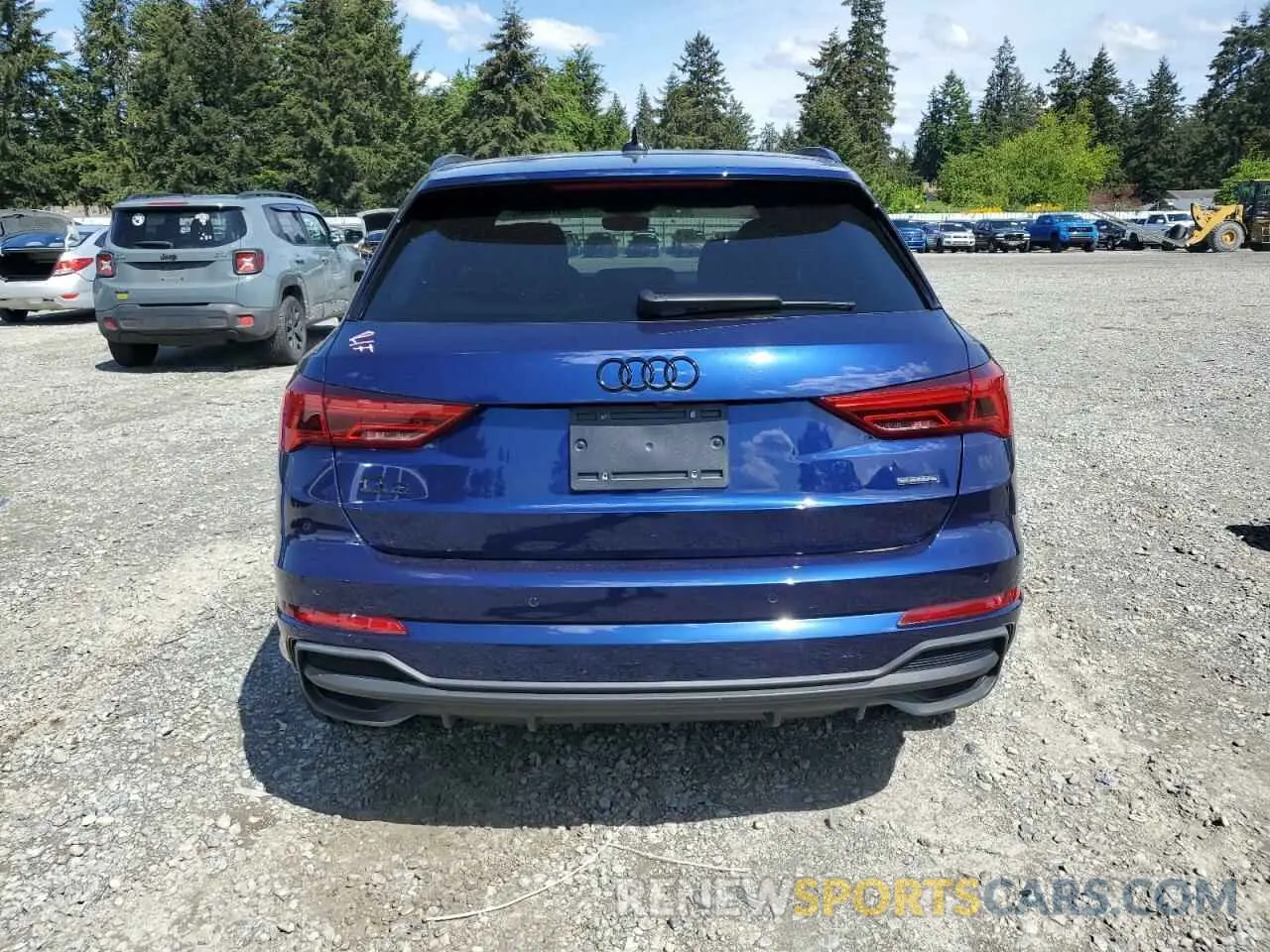 6 fotografías del automóvil dañado WA1EECF34P1117590 AUDI Q3 2023