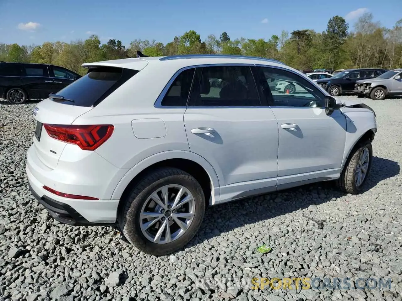 3 fotografías del automóvil dañado WA1EECF36P1089887 AUDI Q3 2023