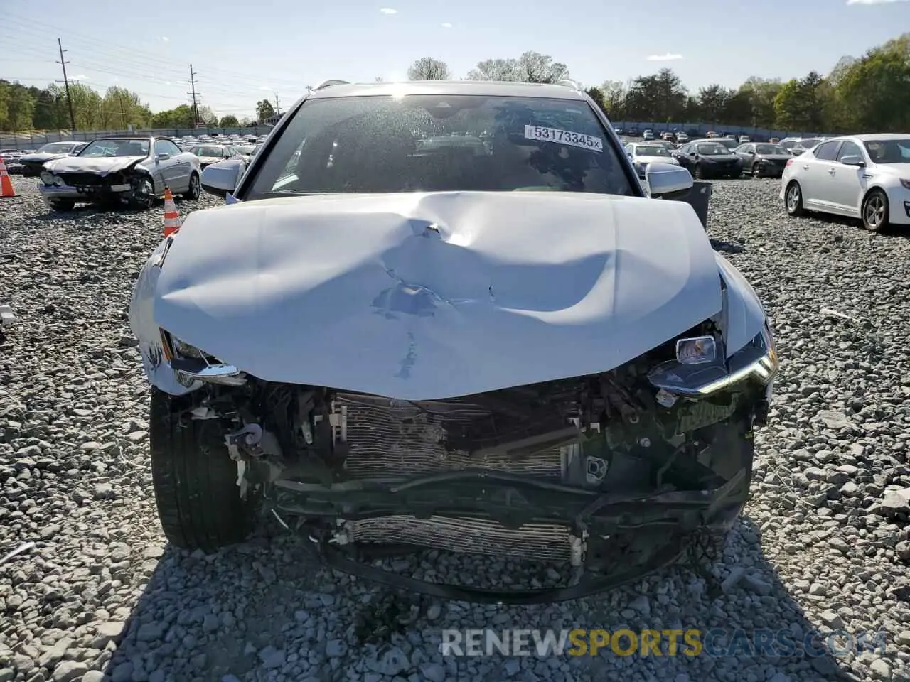 5 fotografías del automóvil dañado WA1EECF36P1089887 AUDI Q3 2023