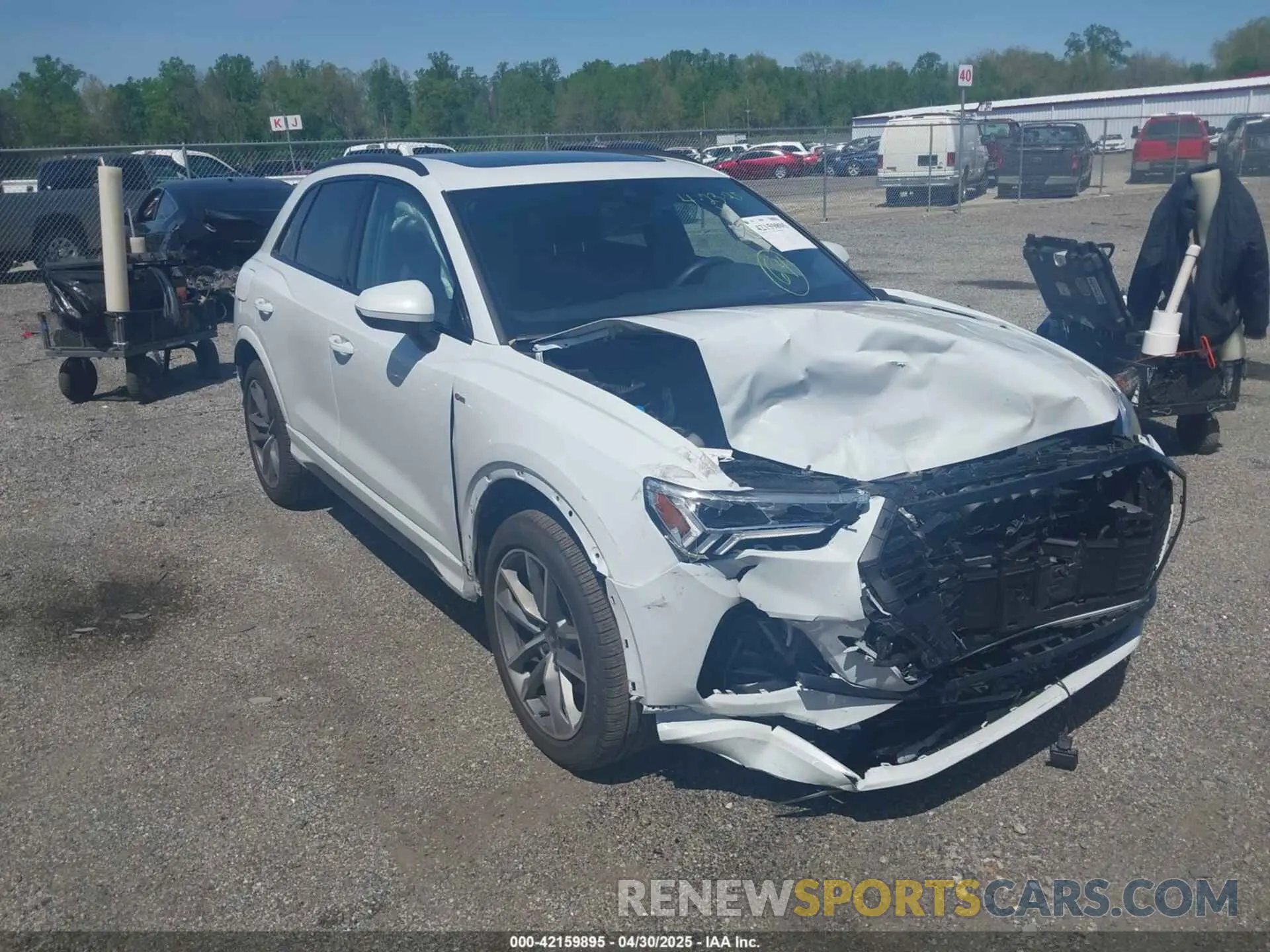 1 fotografías del automóvil dañado WA1EECF36P1151143 AUDI Q3 2023