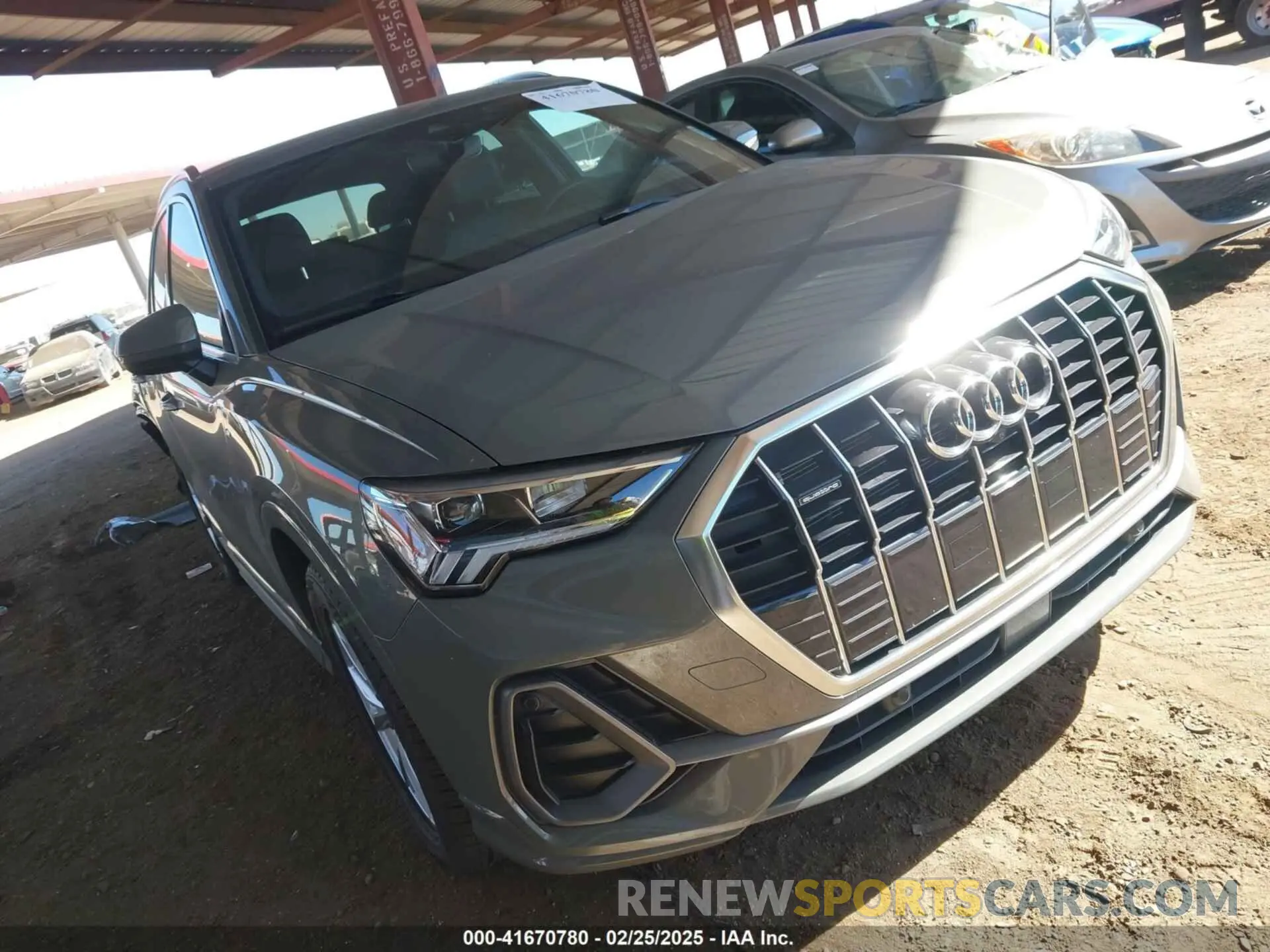 1 fotografías del automóvil dañado WA1EECF37P1021050 AUDI Q3 2023