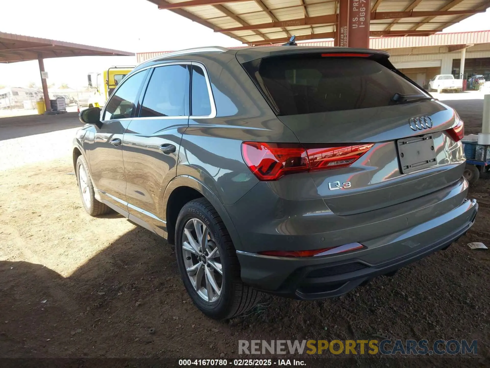 3 fotografías del automóvil dañado WA1EECF37P1021050 AUDI Q3 2023
