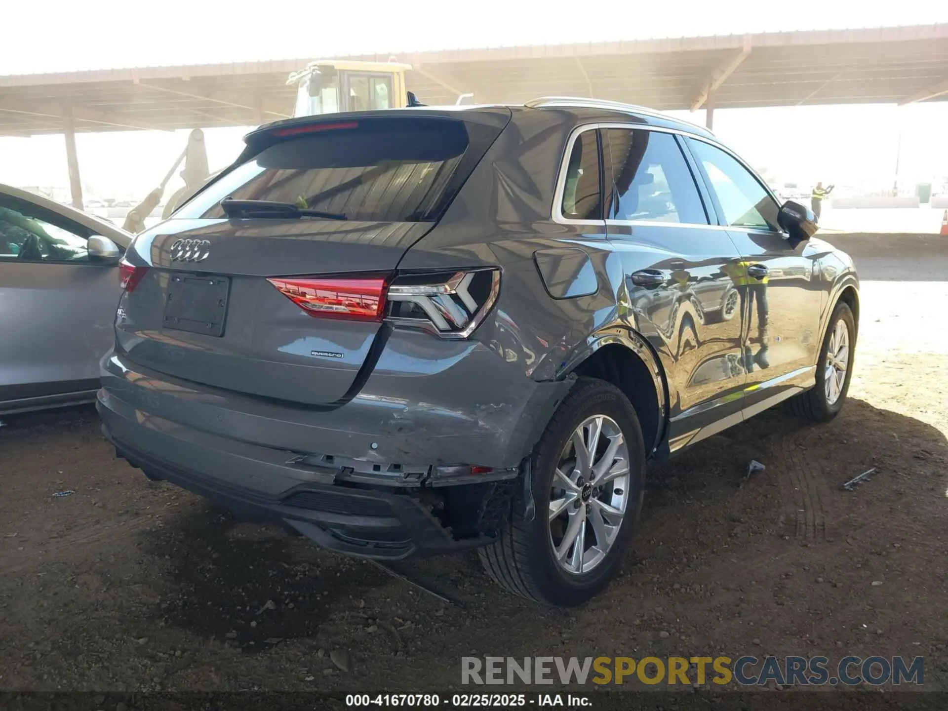 6 fotografías del automóvil dañado WA1EECF37P1021050 AUDI Q3 2023