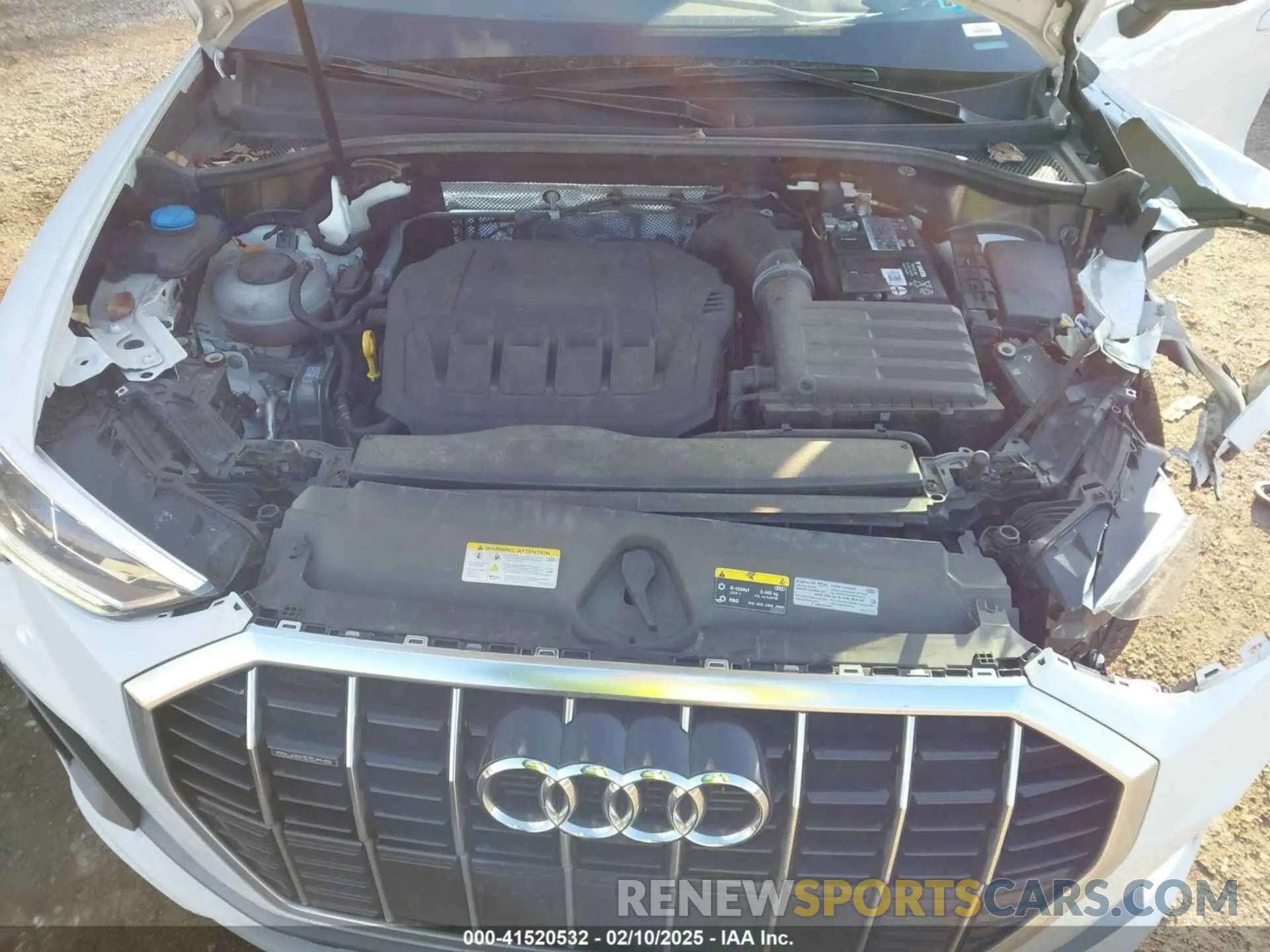 10 fotografías del automóvil dañado WA1EECF37P1025146 AUDI Q3 2023
