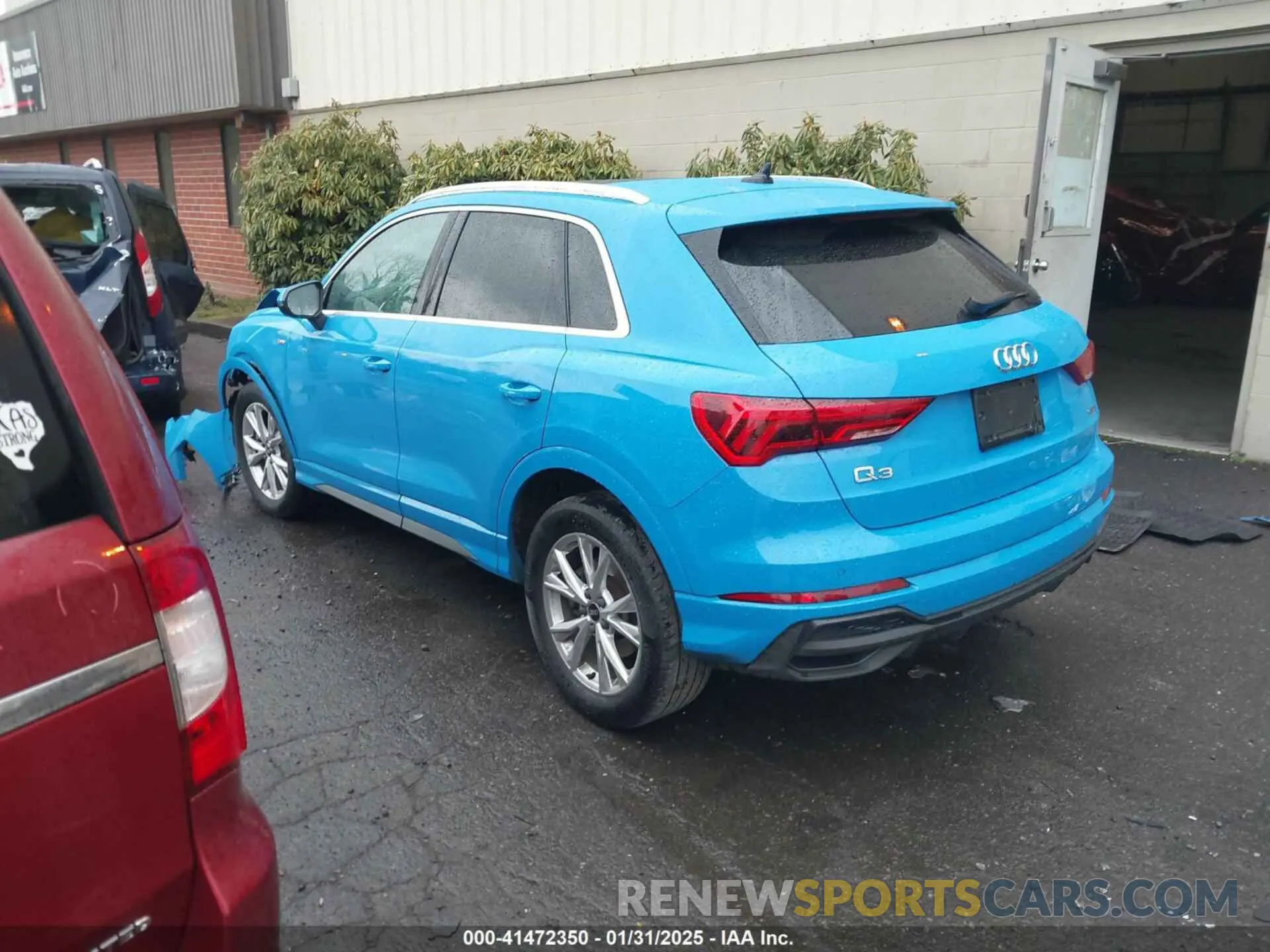 3 fotografías del automóvil dañado WA1EECF39P1021860 AUDI Q3 2023