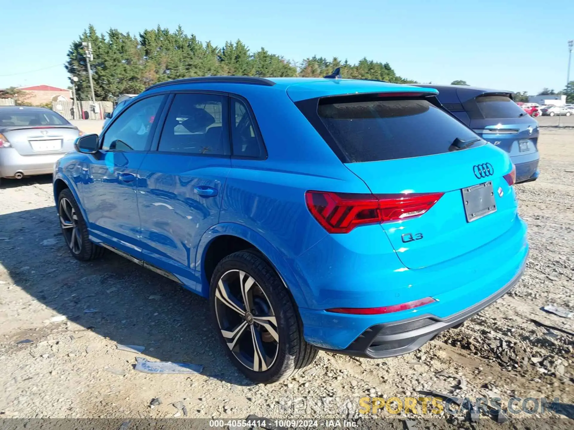 3 fotografías del automóvil dañado WA1EECF39P1035211 AUDI Q3 2023