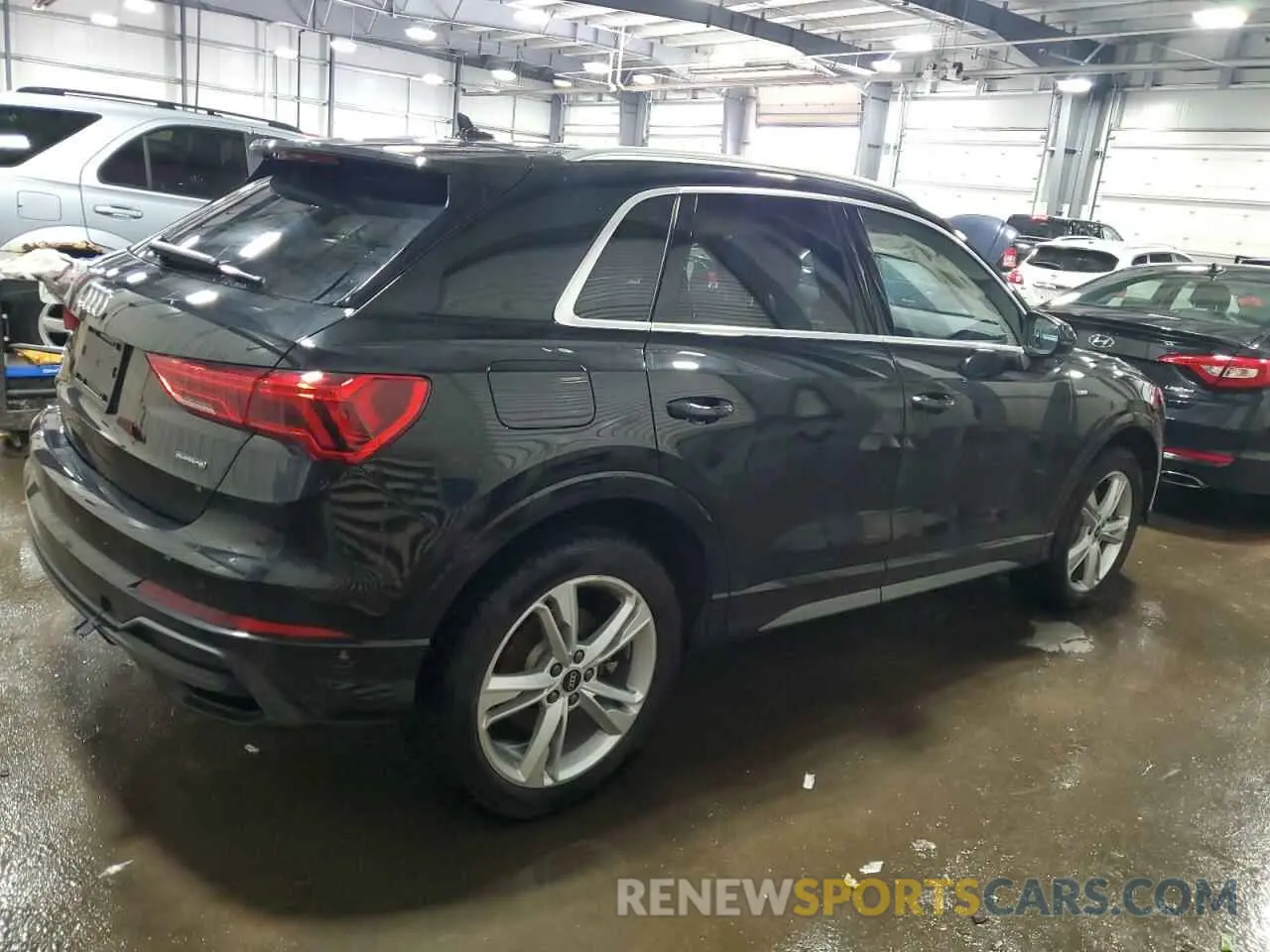 3 fotografías del automóvil dañado WA1EECF39P1075210 AUDI Q3 2023
