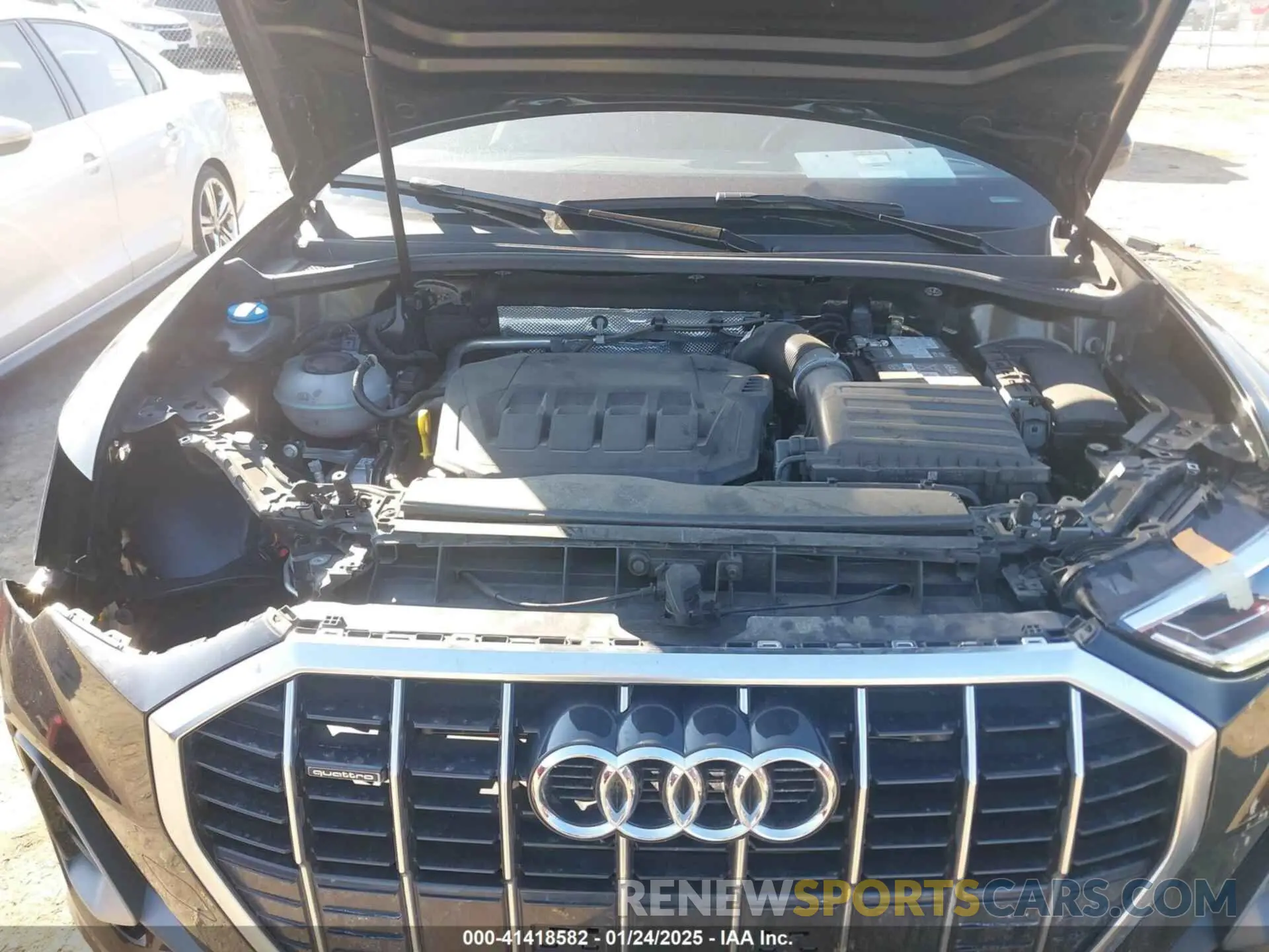 10 fotografías del automóvil dañado WA1DECF31R1052888 AUDI Q3 2024