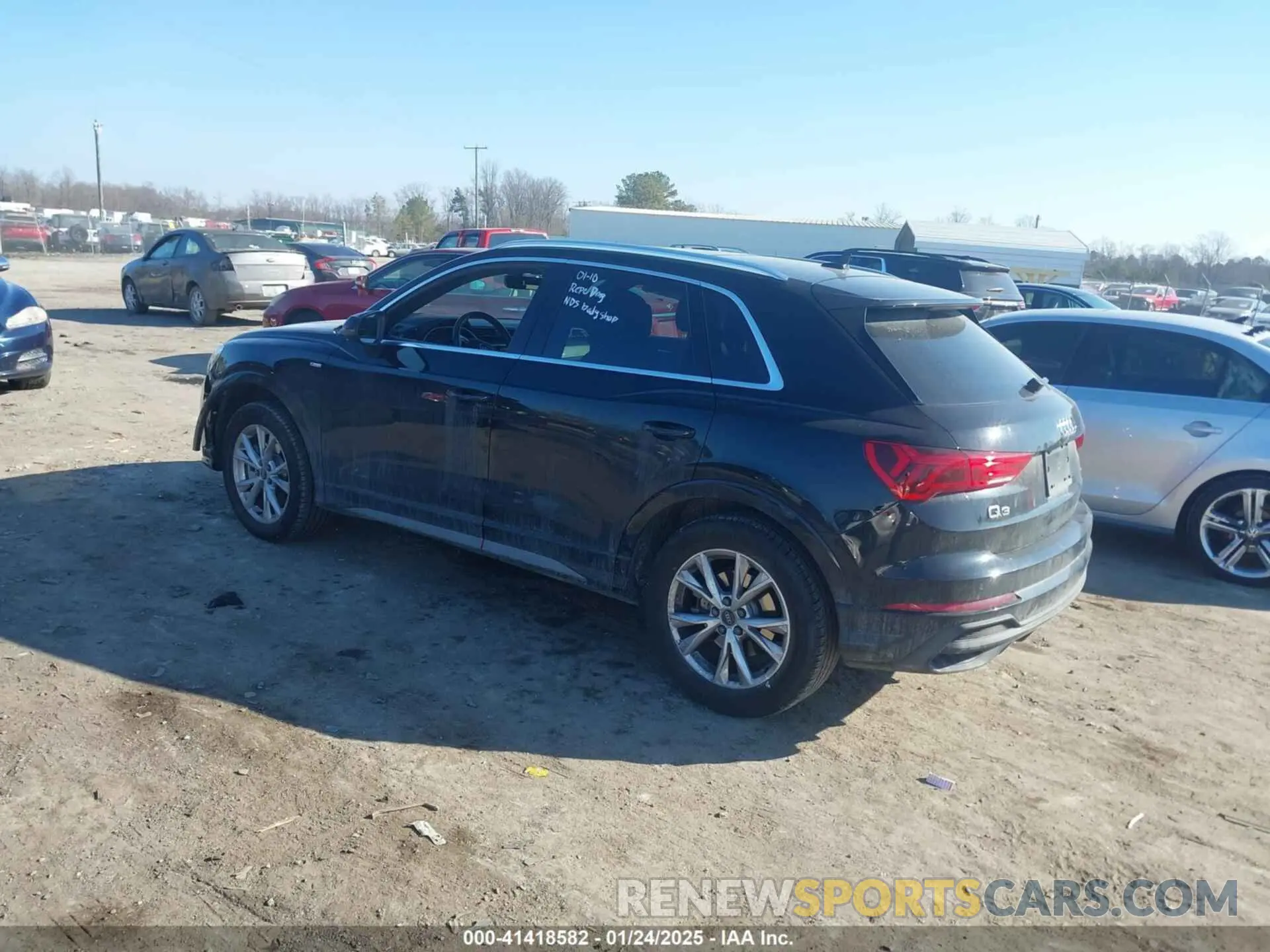 3 fotografías del automóvil dañado WA1DECF31R1052888 AUDI Q3 2024