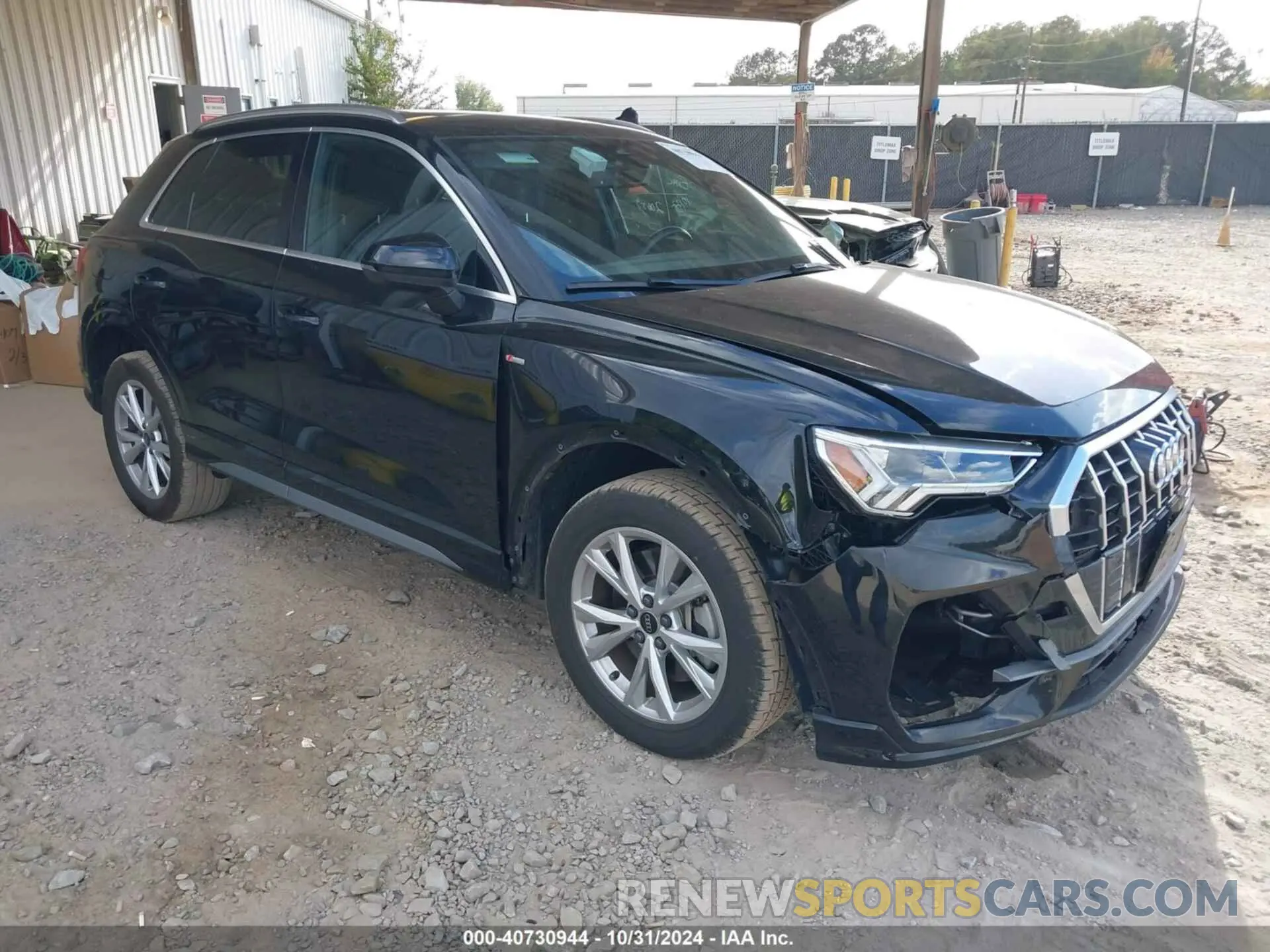 1 fotografías del automóvil dañado WA1DECF33R1047479 AUDI Q3 2024
