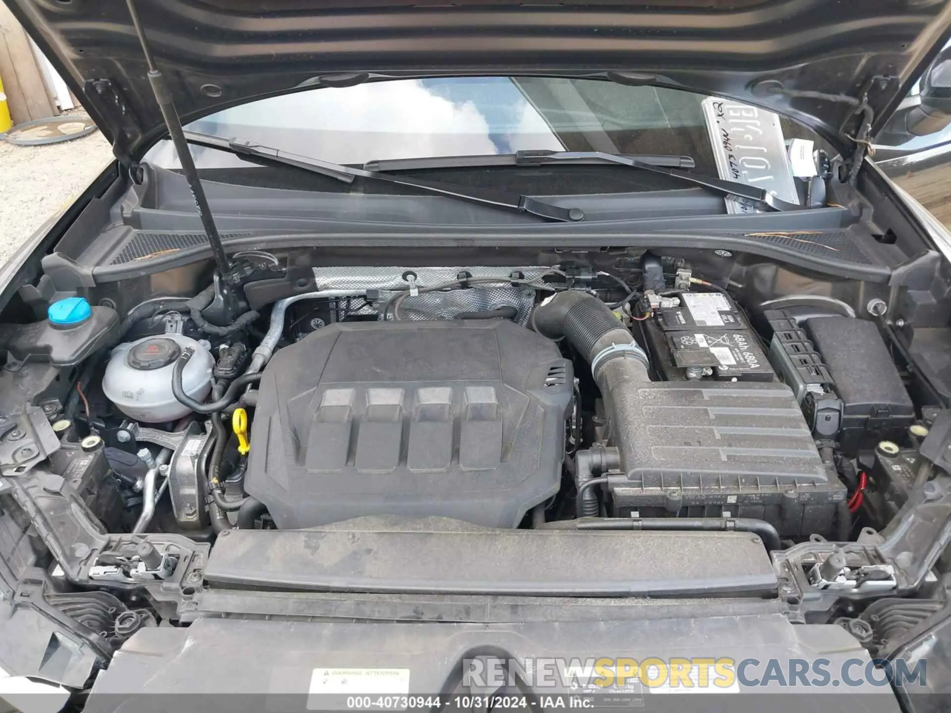 10 fotografías del automóvil dañado WA1DECF33R1047479 AUDI Q3 2024