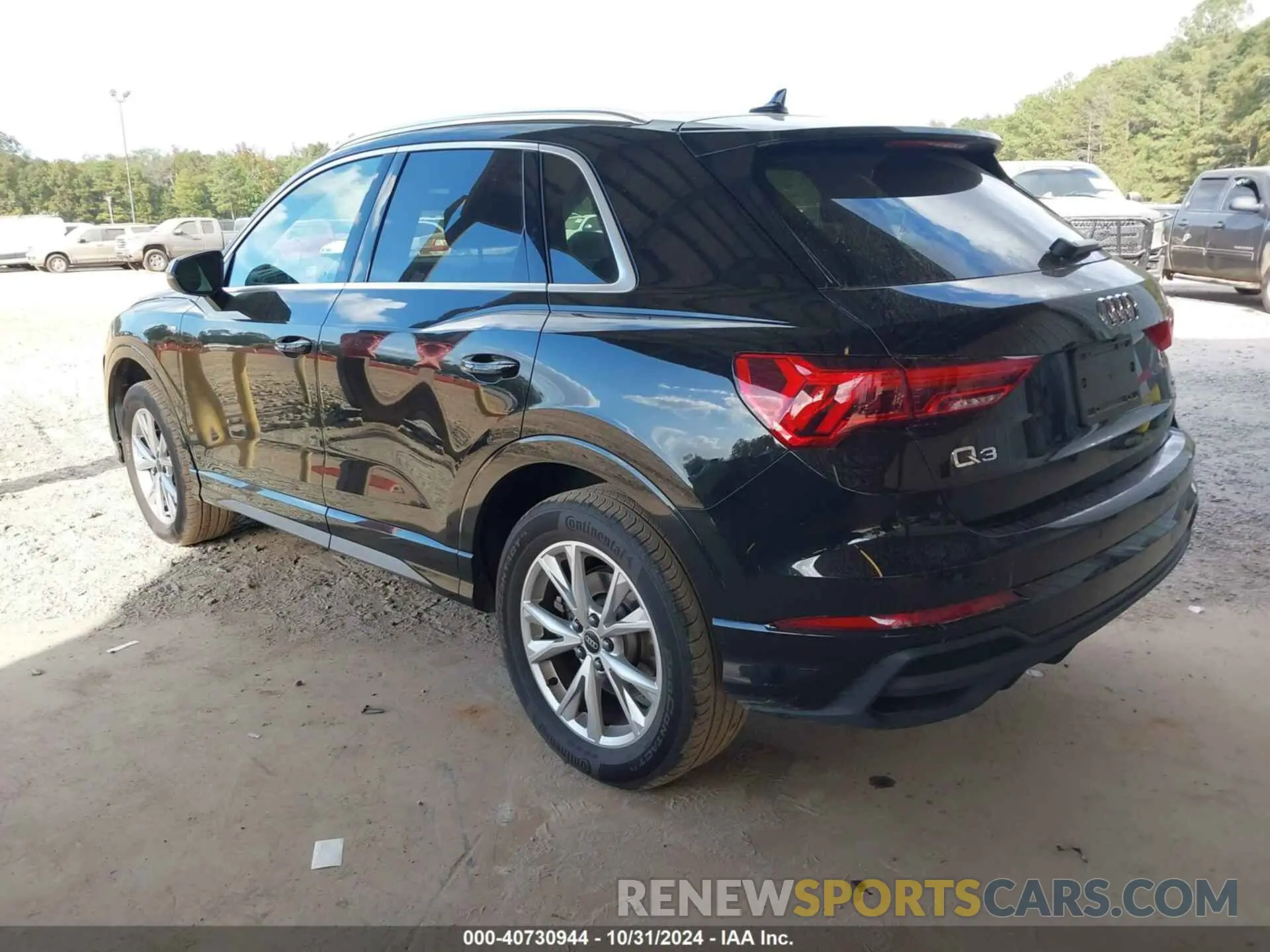3 fotografías del automóvil dañado WA1DECF33R1047479 AUDI Q3 2024
