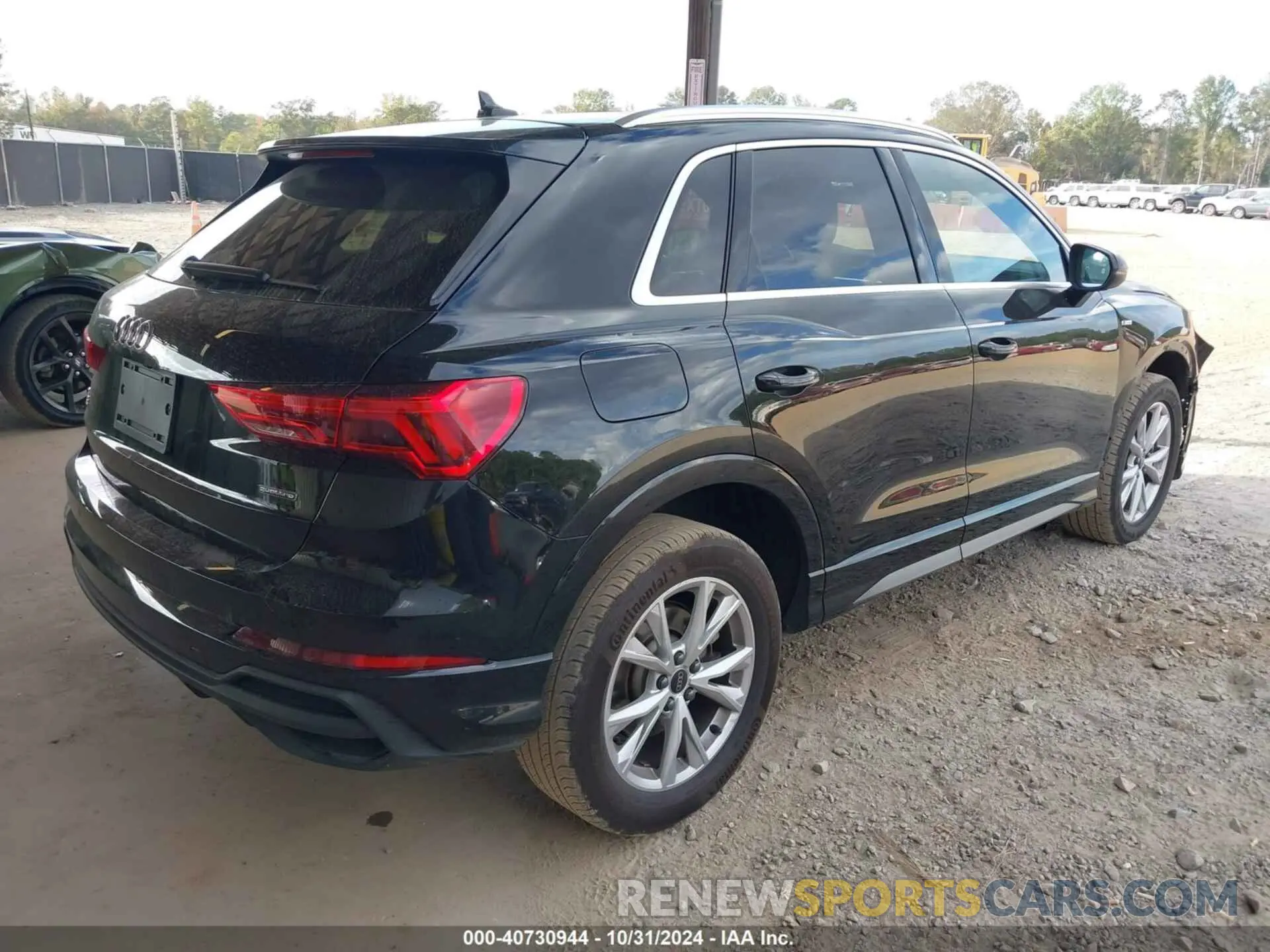 4 fotografías del automóvil dañado WA1DECF33R1047479 AUDI Q3 2024