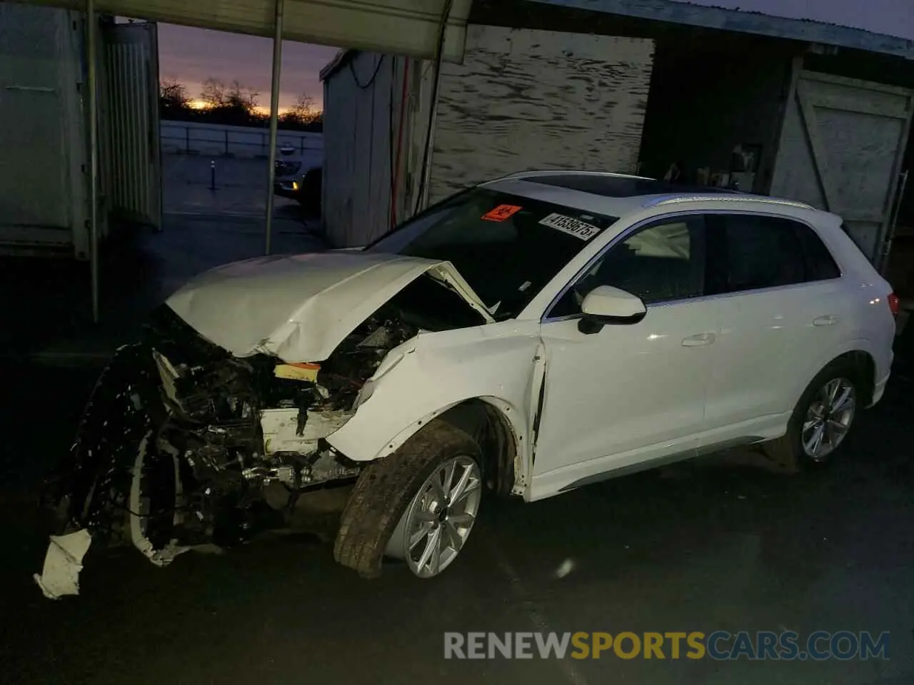 1 fotografías del automóvil dañado WA1DECF35R1082556 AUDI Q3 2024