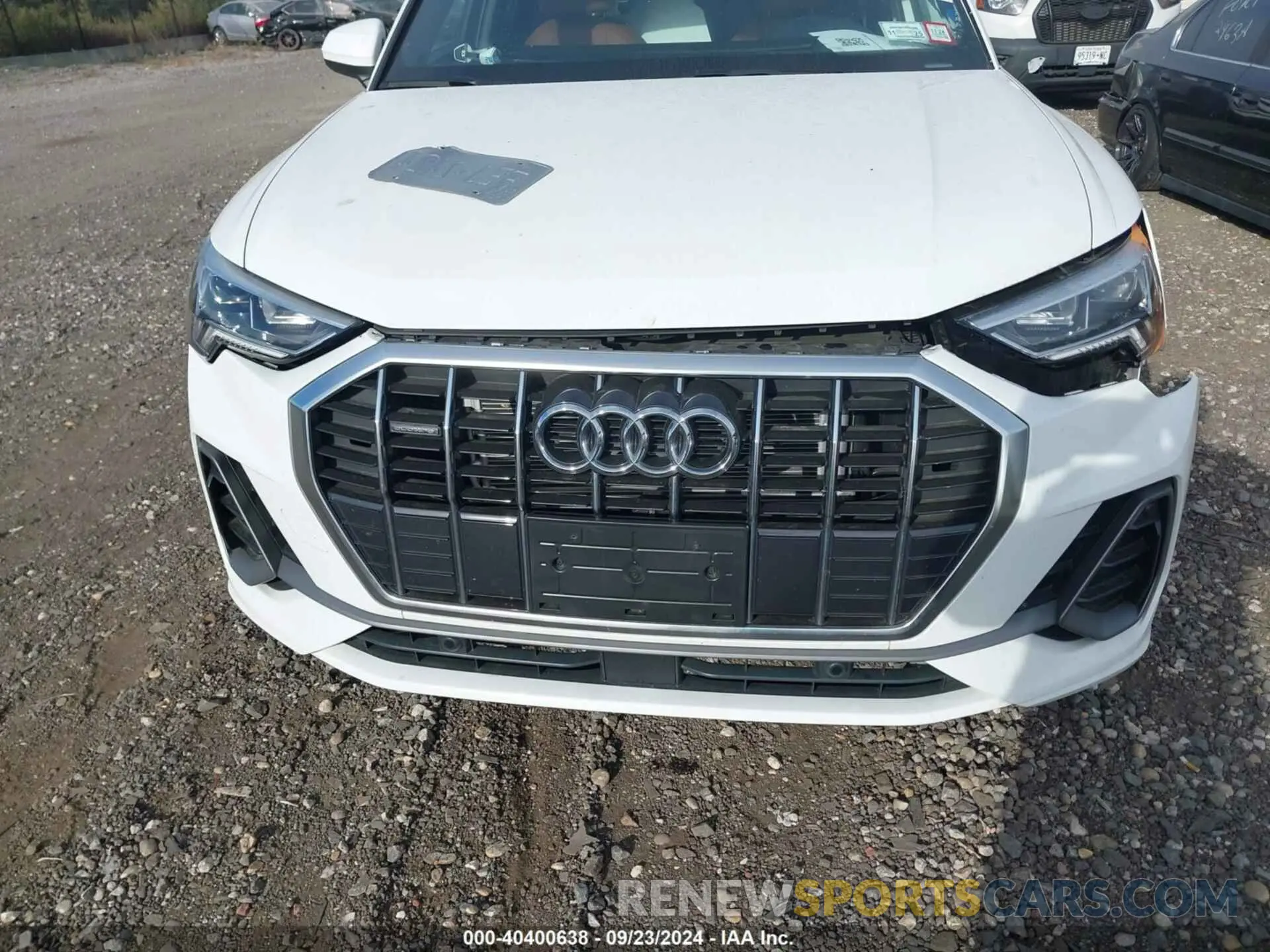 13 fotografías del automóvil dañado WA1DECF36R1038890 AUDI Q3 2024