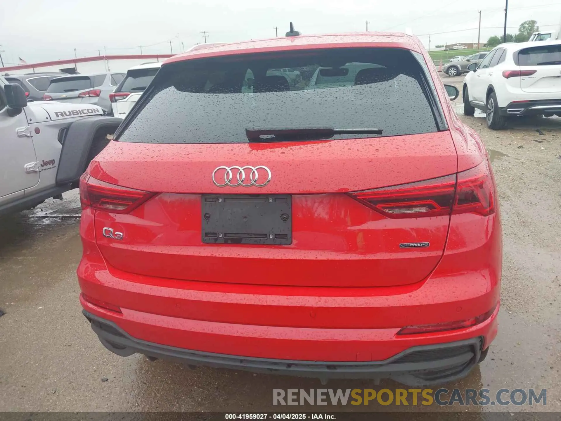 16 fotografías del automóvil dañado WA1DECF36R1126631 AUDI Q3 2024