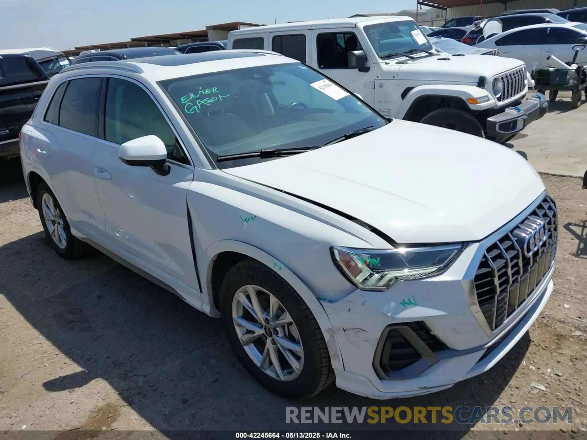 1 fotografías del automóvil dañado WA1DECF37R1044715 AUDI Q3 2024