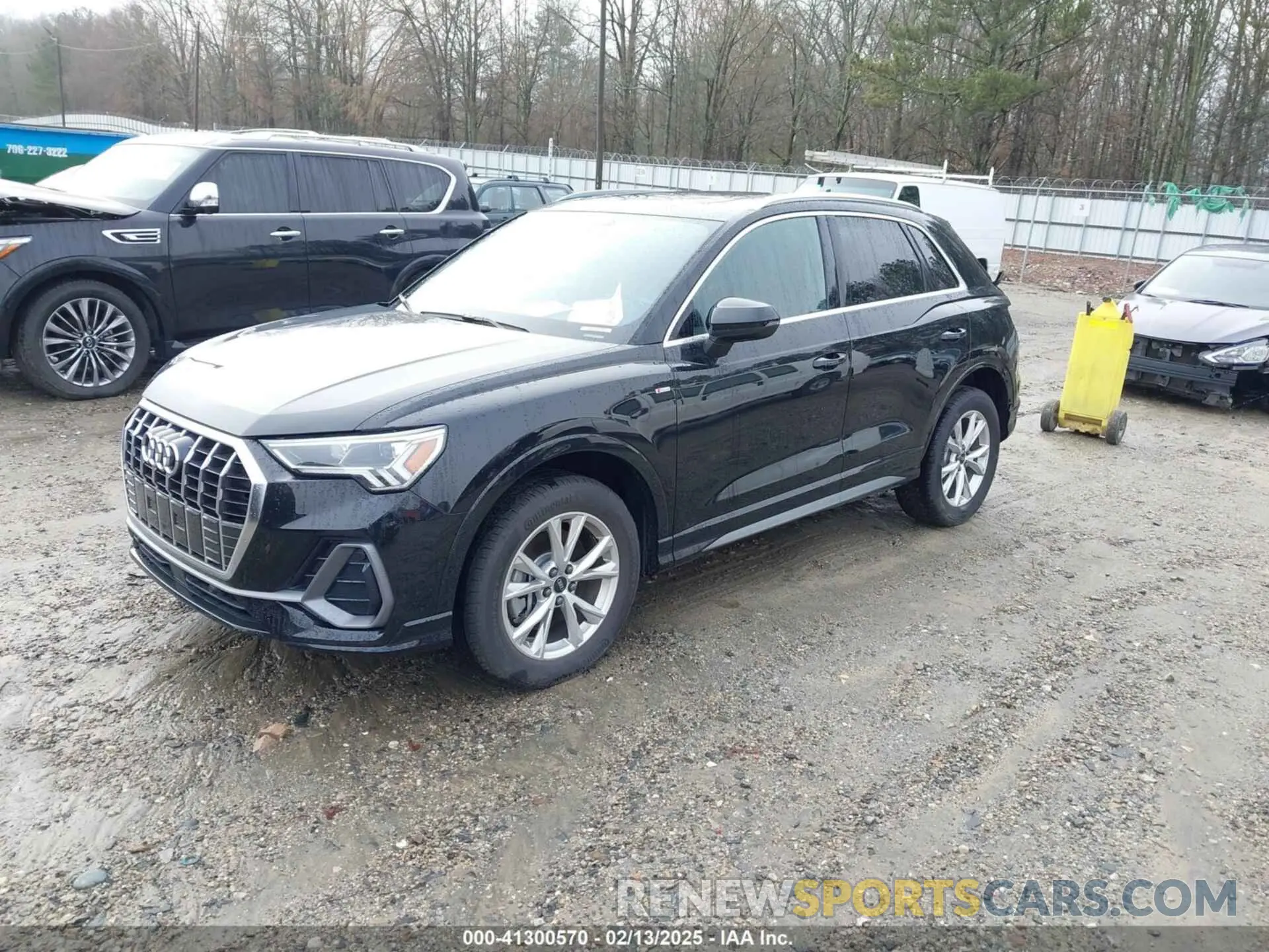 2 fotografías del automóvil dañado WA1DECF37R1116240 AUDI Q3 2024