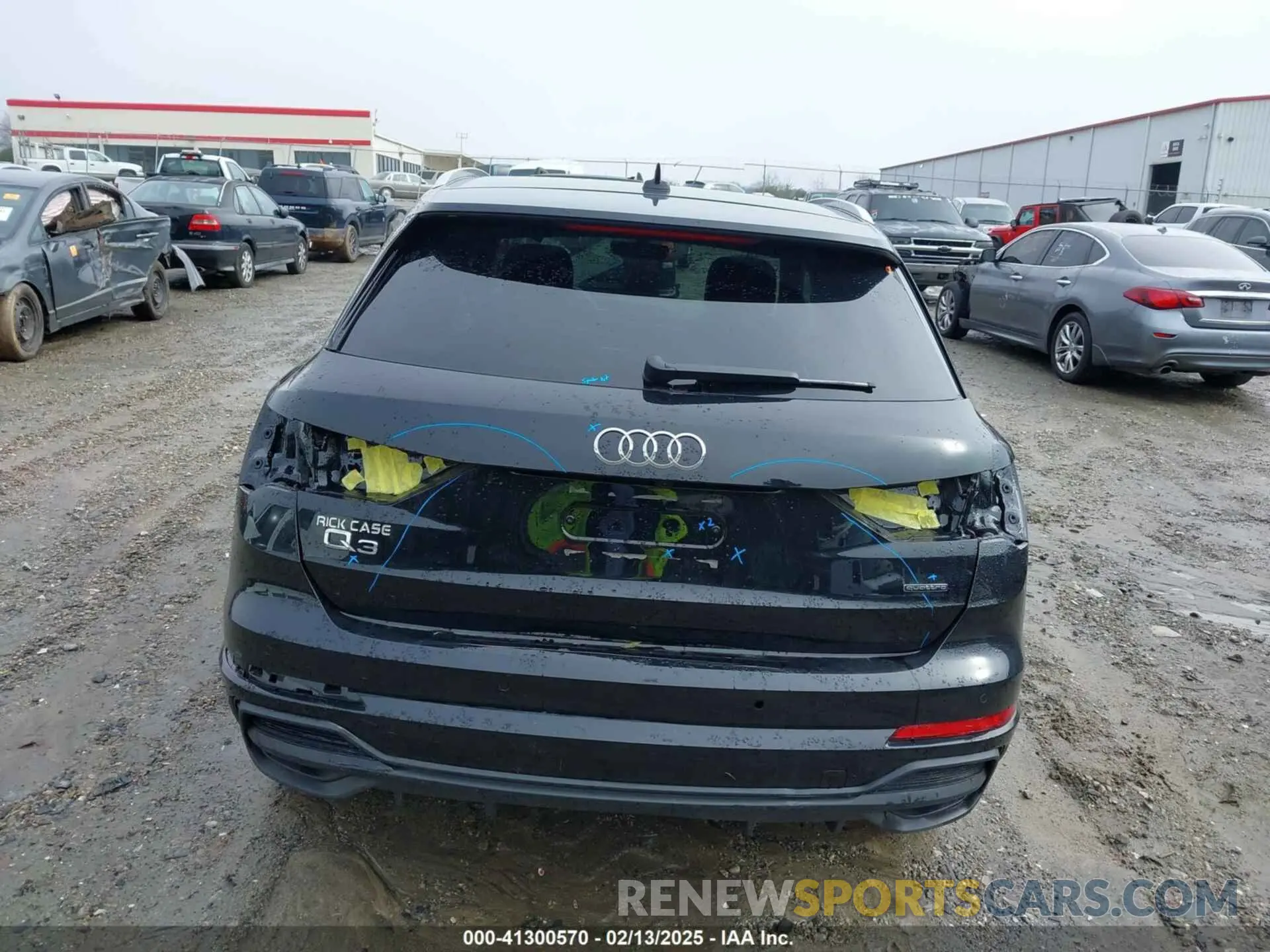 6 fotografías del automóvil dañado WA1DECF37R1116240 AUDI Q3 2024