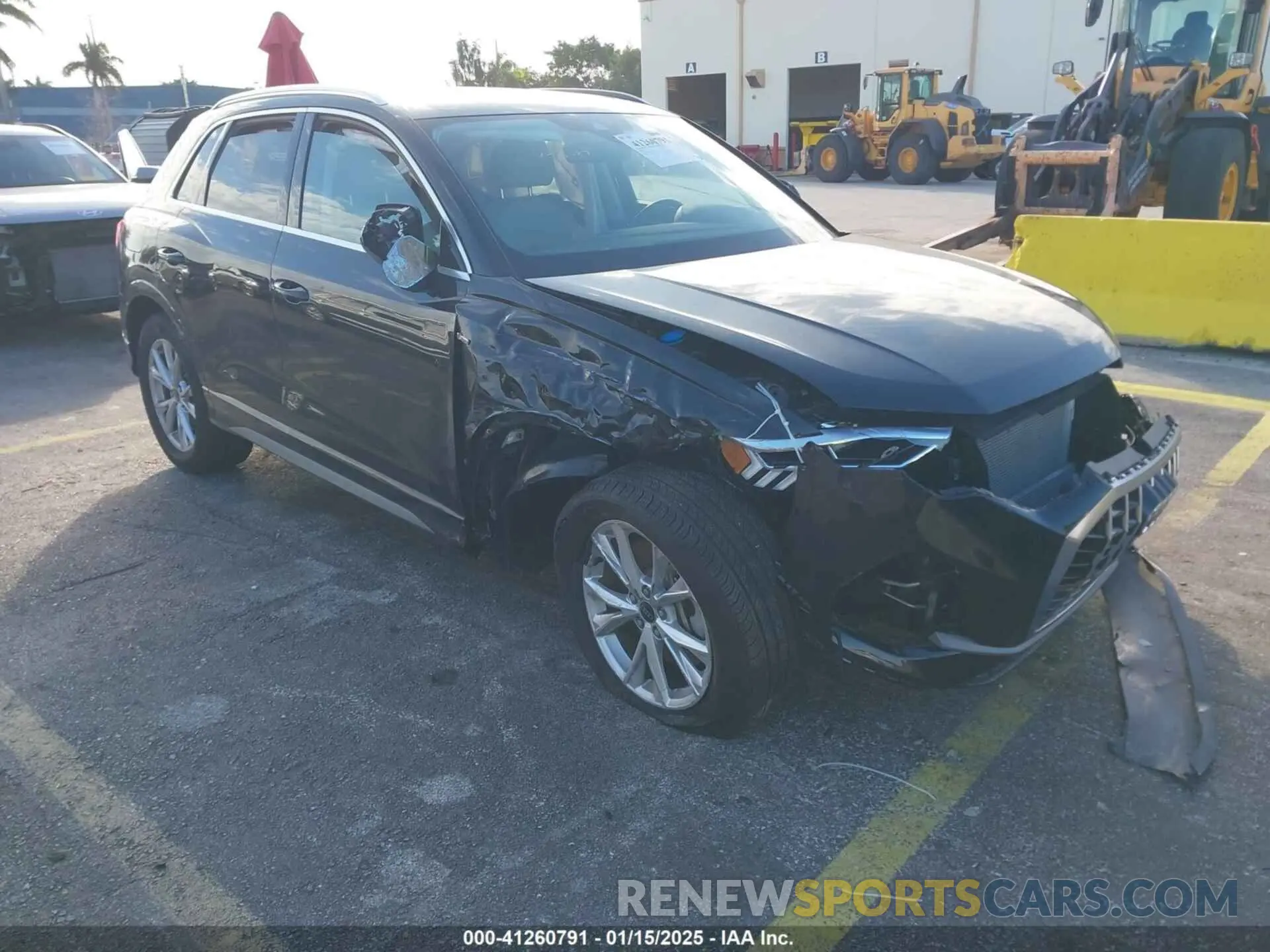 1 fotografías del automóvil dañado WA1DECF37R1121714 AUDI Q3 2024