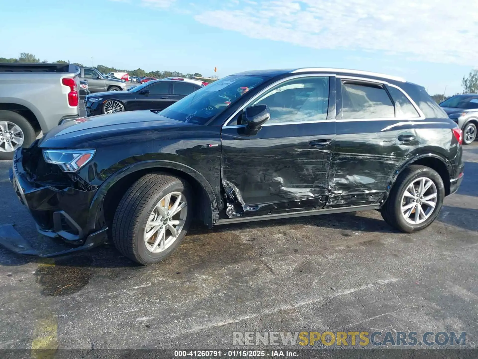 6 fotografías del automóvil dañado WA1DECF37R1121714 AUDI Q3 2024