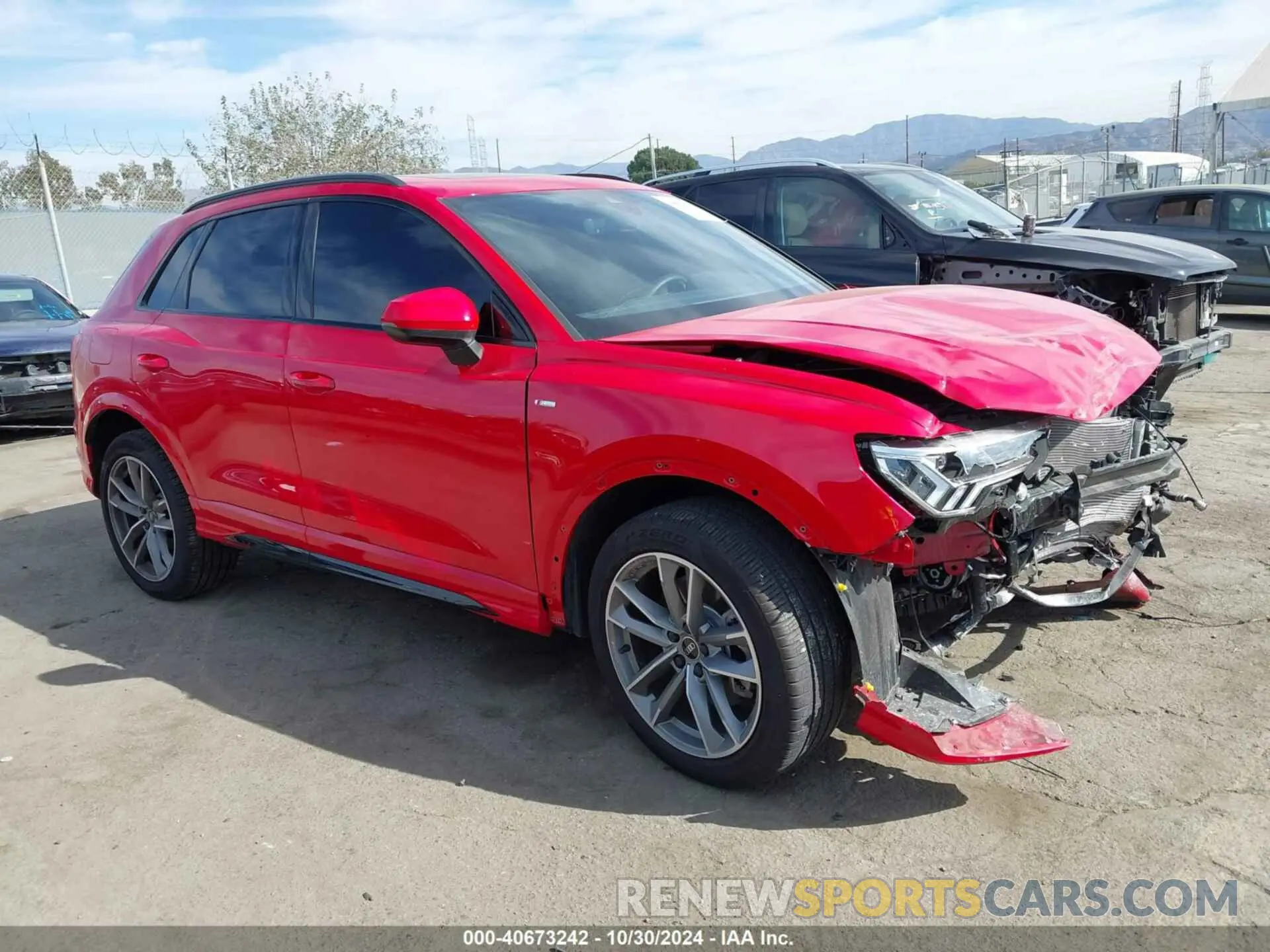 1 fotografías del automóvil dañado WA1DECF3XR1091446 AUDI Q3 2024
